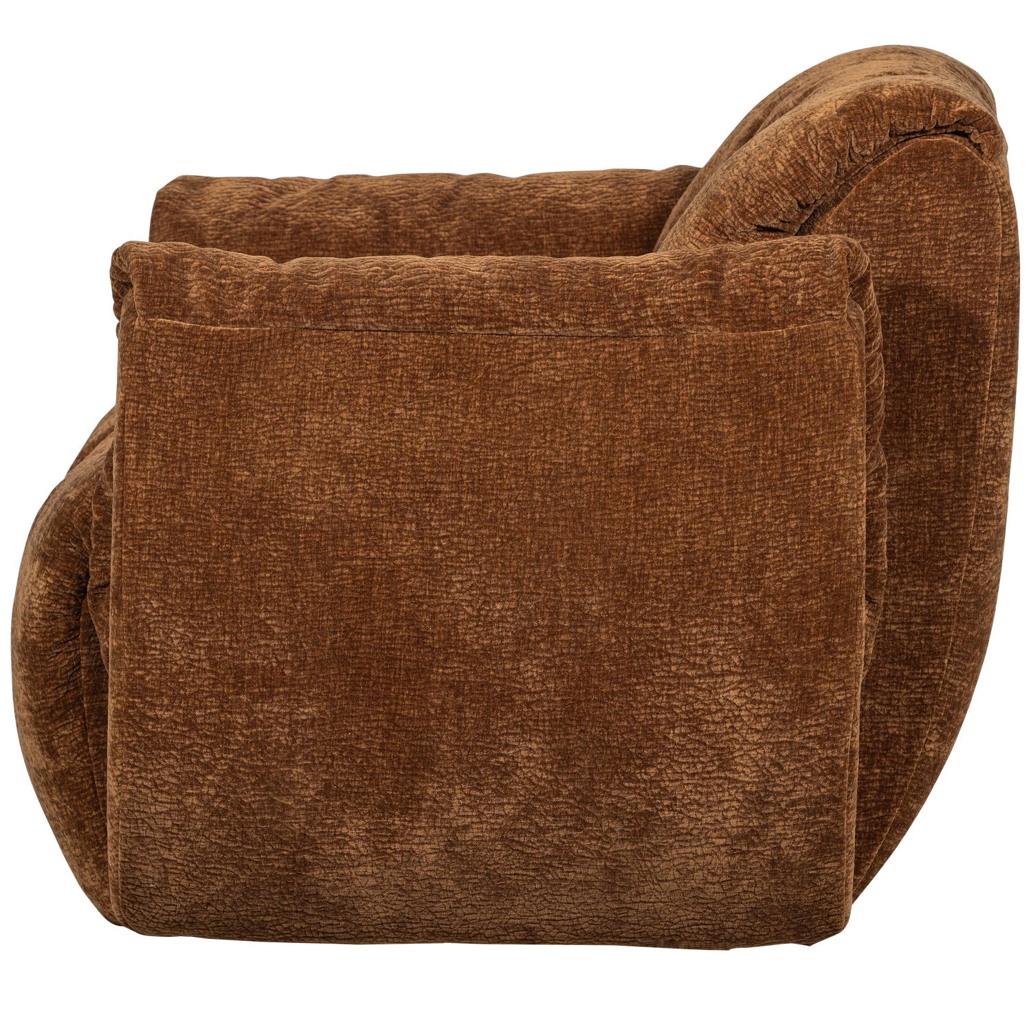 BAGGY 3D Brown Swivel Armchair
