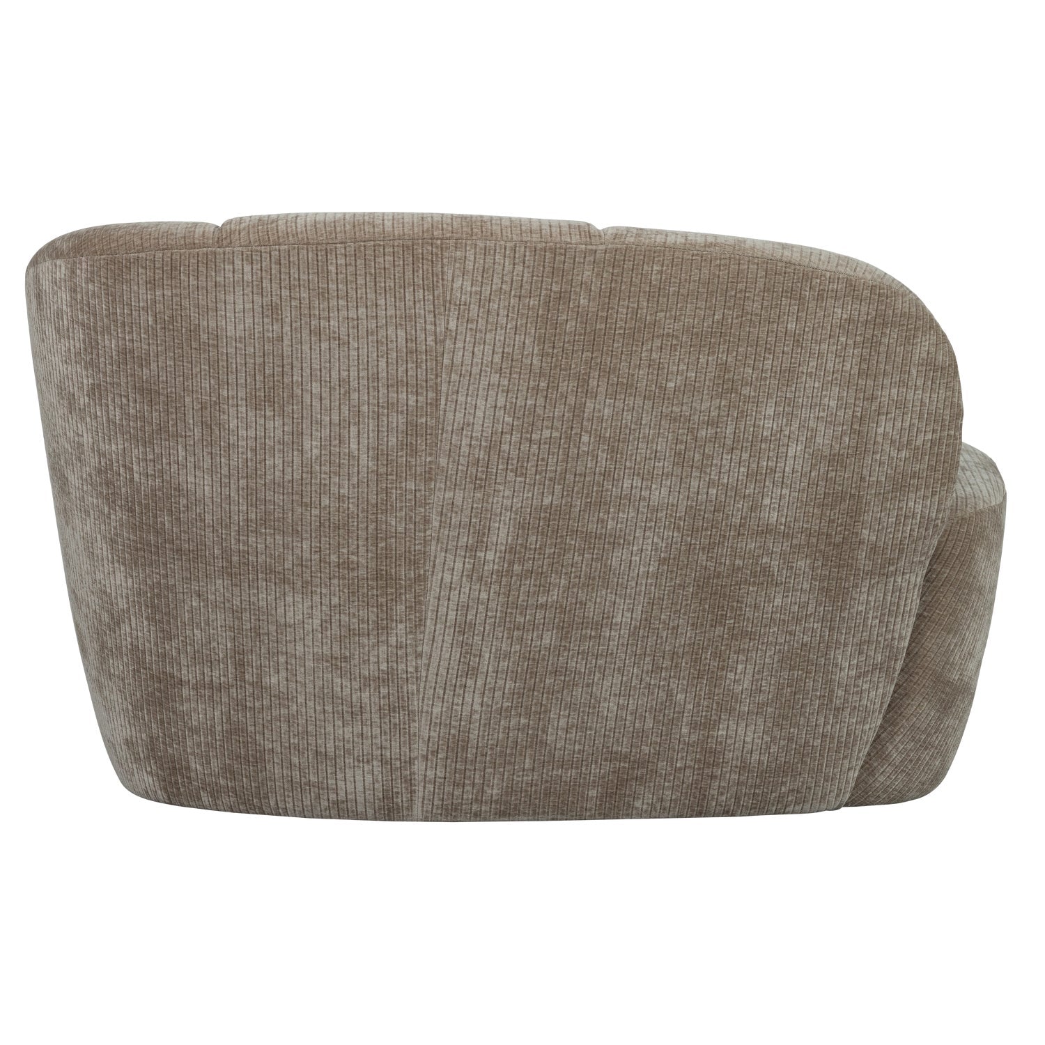 Sofa rechtsseitig 2-sitzig MOJO dunkel sandfarbener Cord