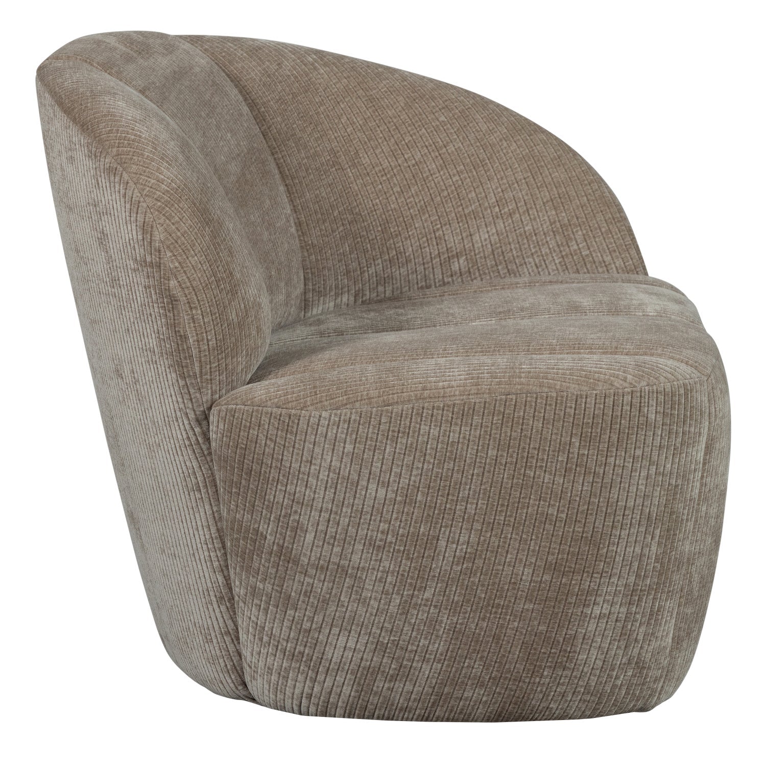 Sofa rechtsseitig 2-sitzig MOJO dunkel sandfarbener Cord