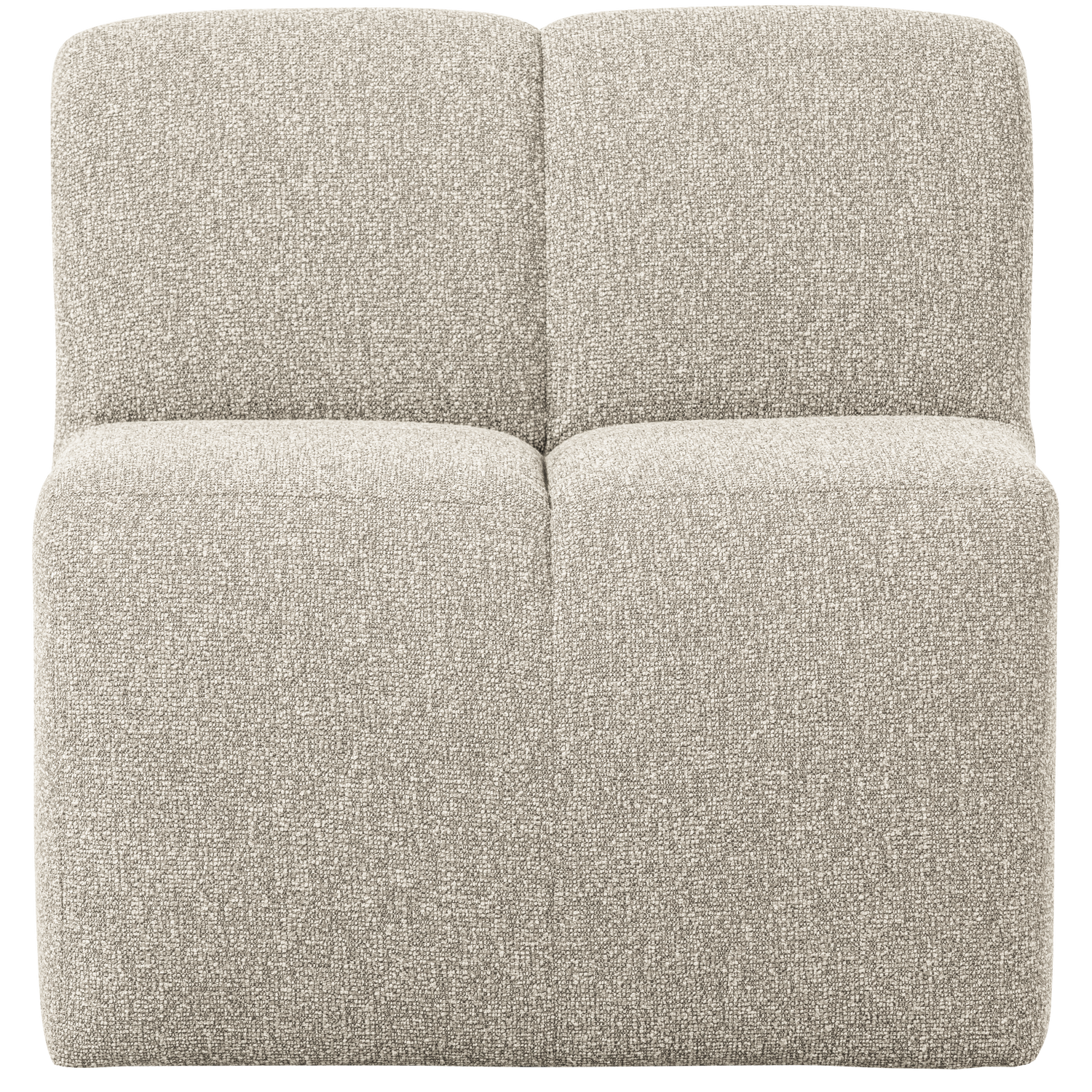 Armchair / MOJO BENCH module beige mélange boucle