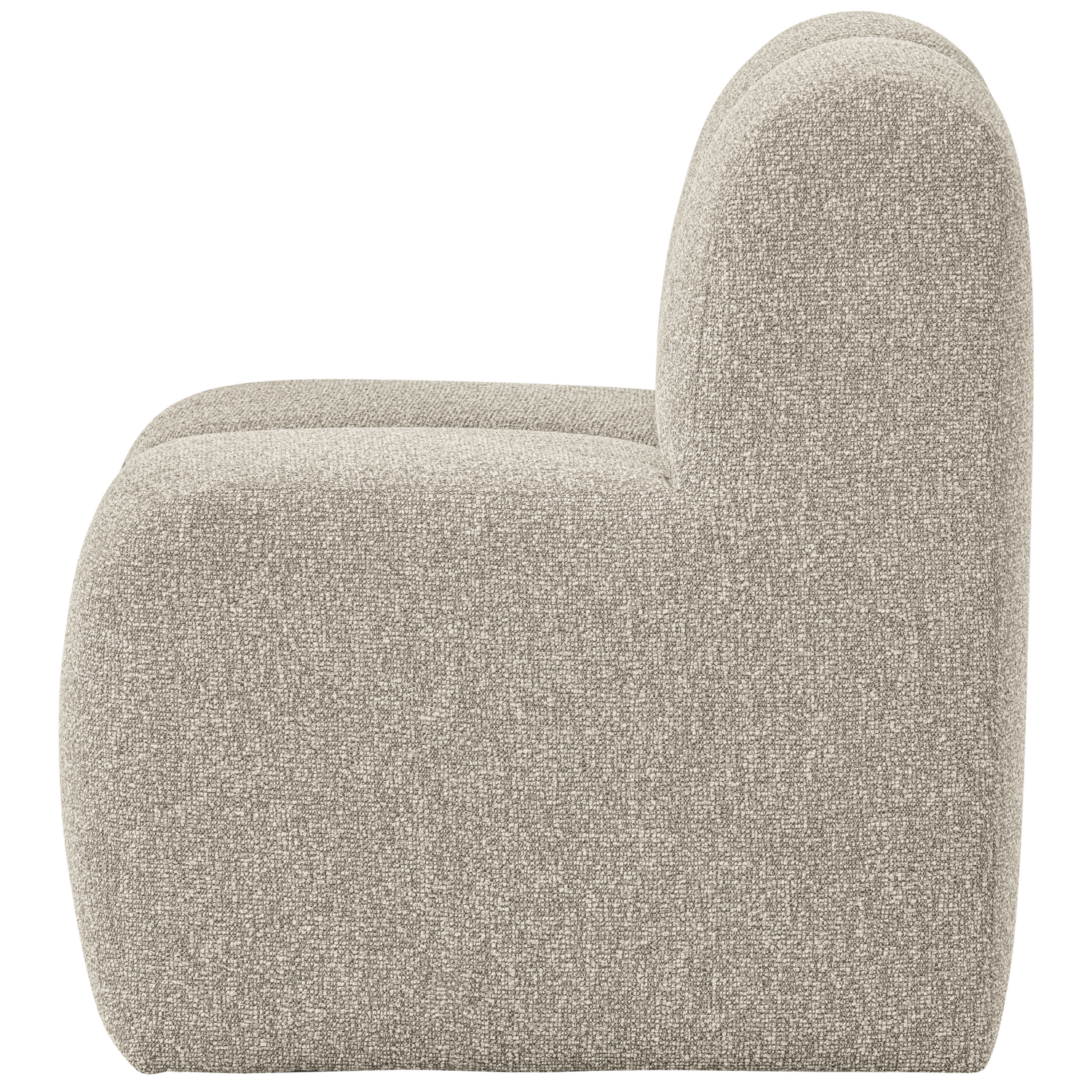 Armchair / MOJO BENCH module beige mélange boucle