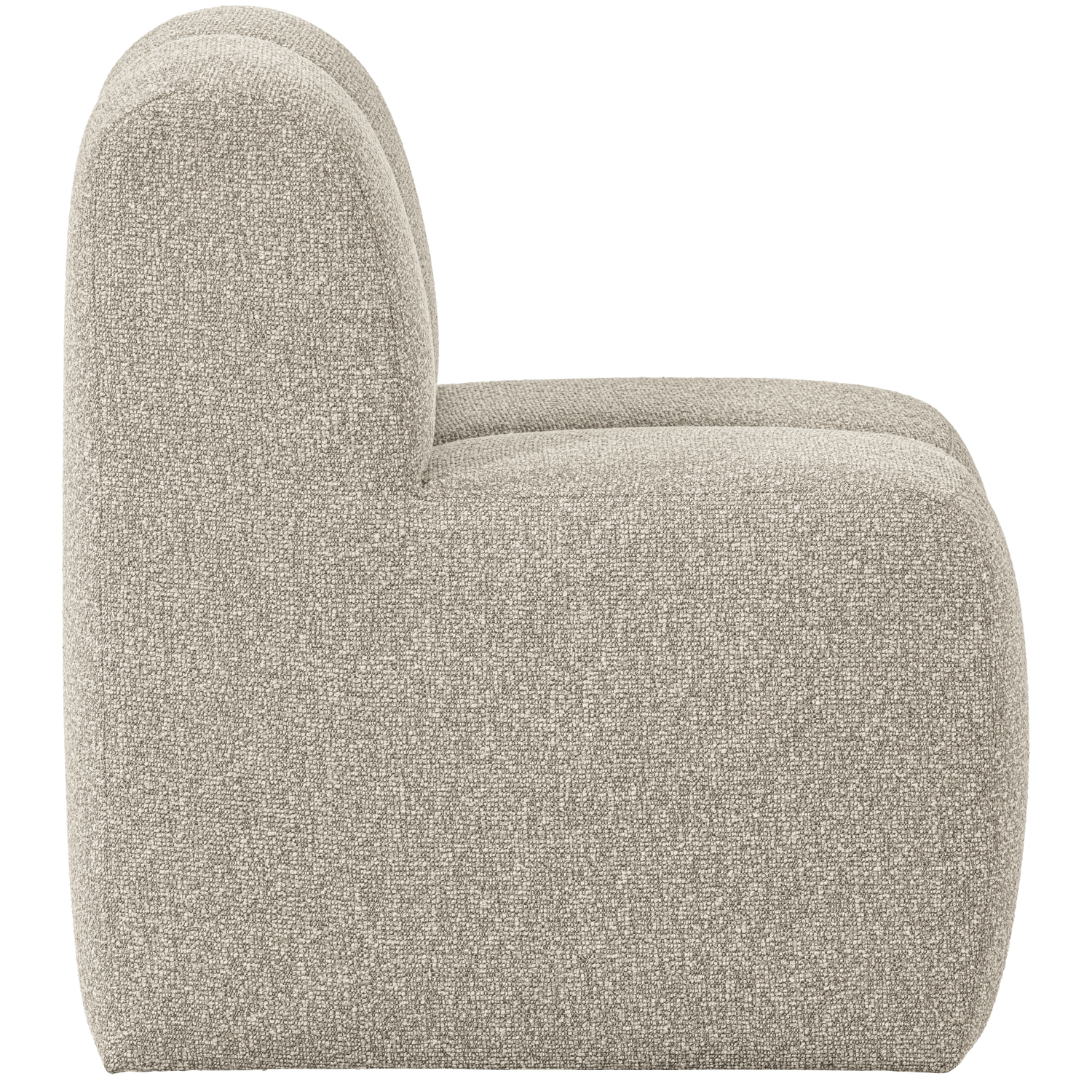 Armchair / MOJO BENCH module beige mélange boucle