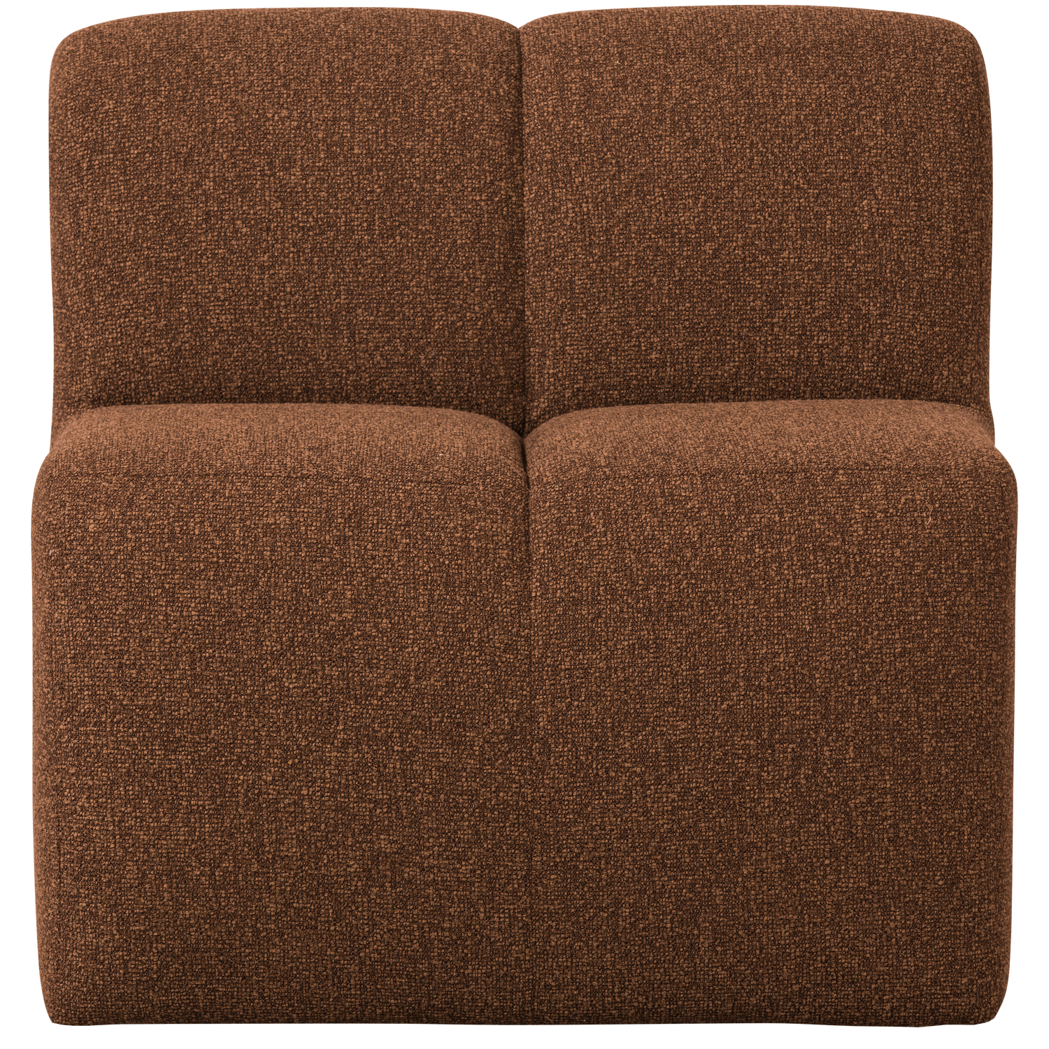 Sessel / Modul MOJO BENCH rostbraun meliert Boucle