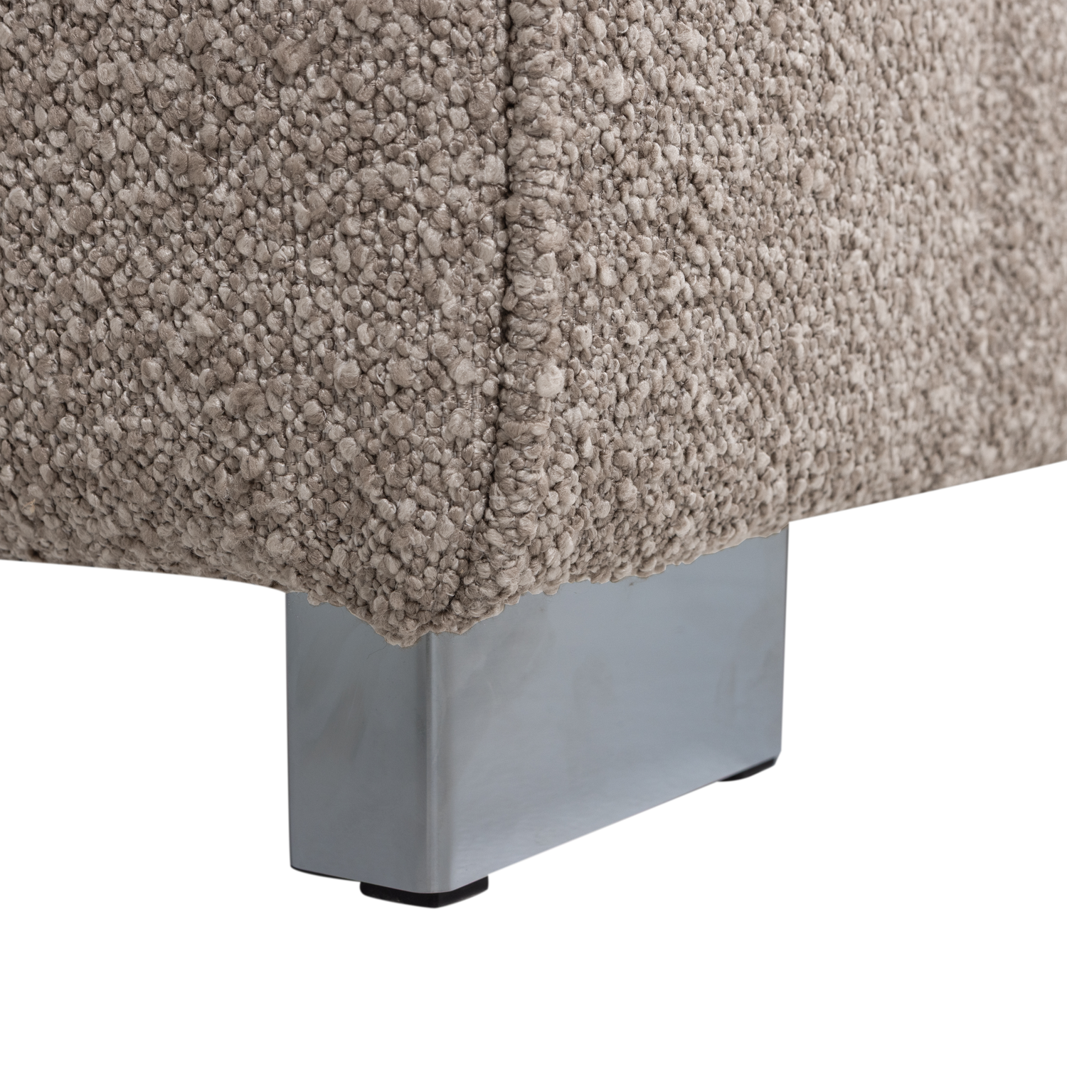Sofa LAZY - Endmodul rechts beige Bouclé