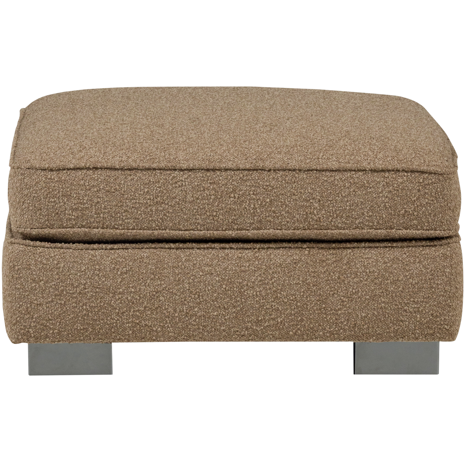 Puf LAZY bruin bouclé