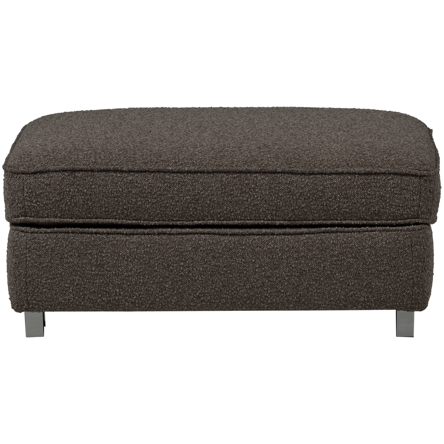 LAZY Anthracite Boucle Pouf