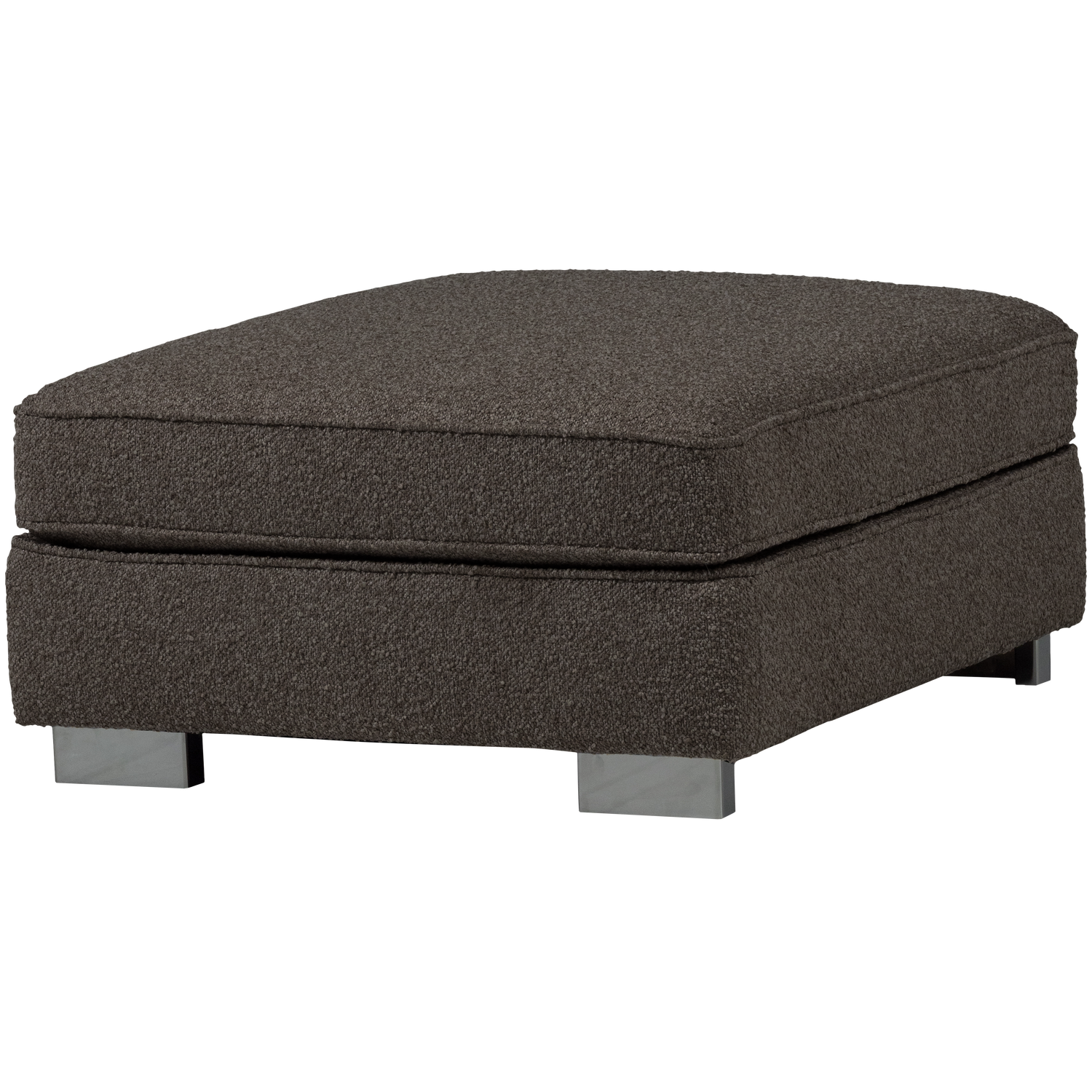 LAZY Anthracite Boucle Pouf