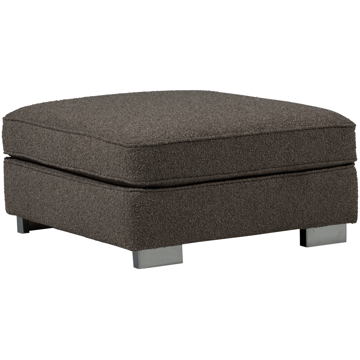 LAZY Anthracite Boucle Pouf