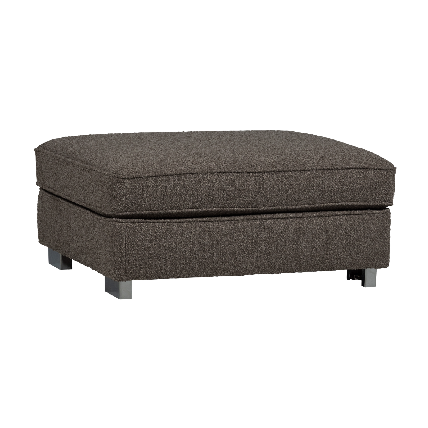 LAZY Anthracite Boucle Pouf