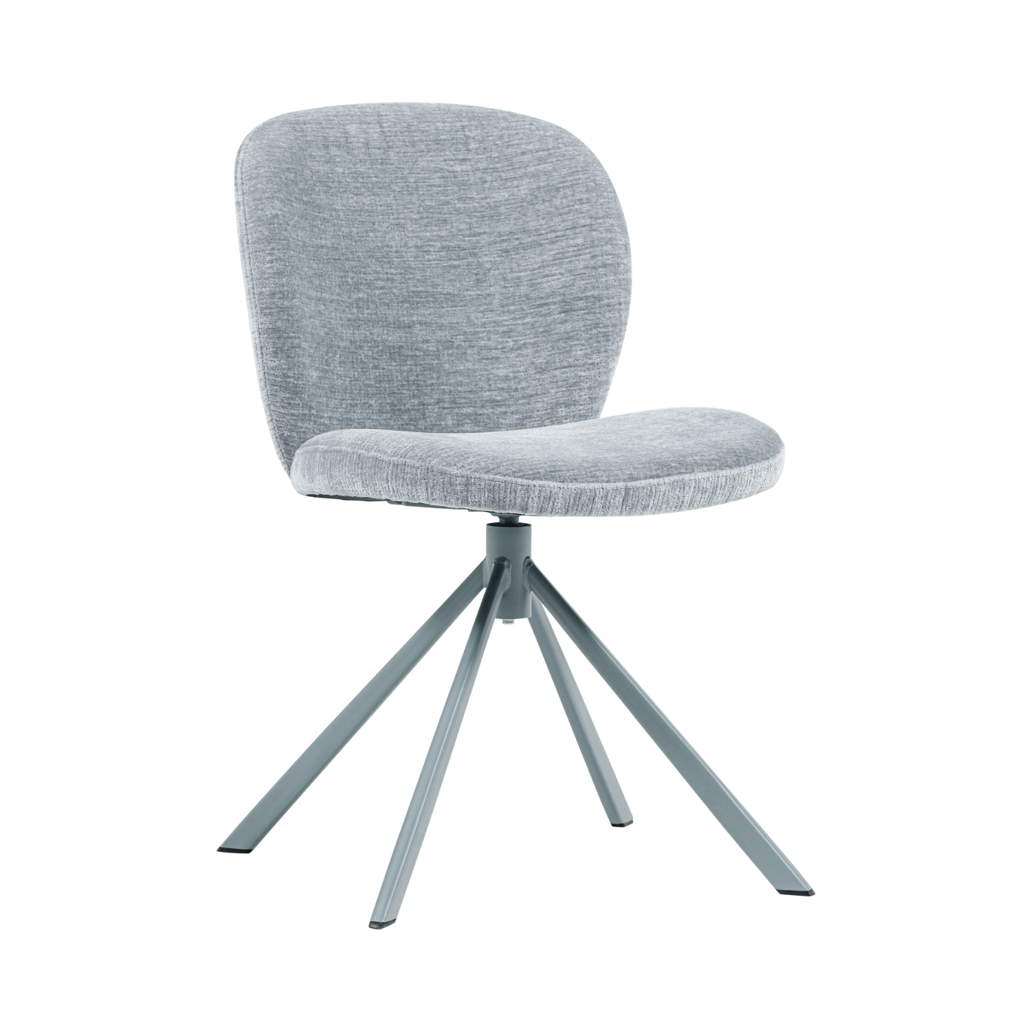 Drehstuhl FEMKE himmelblaues Chenille