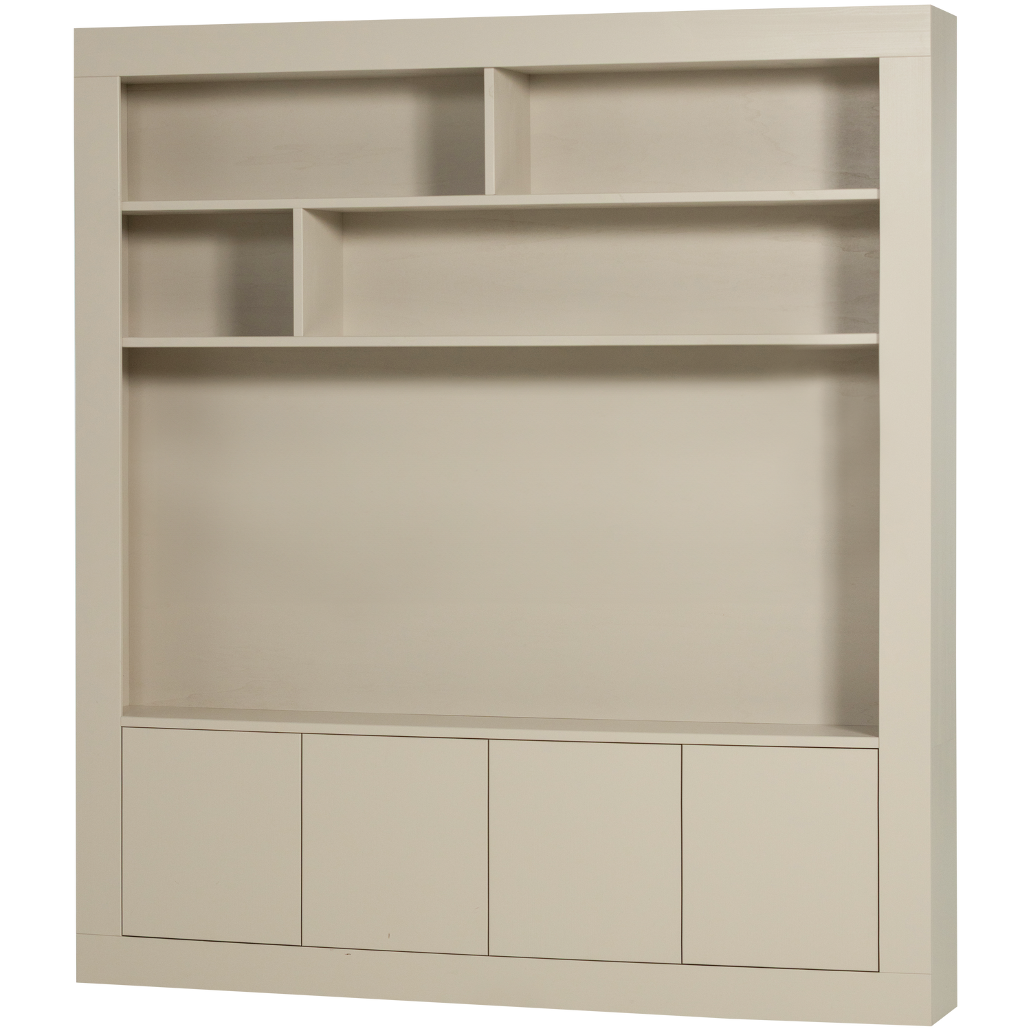 WALLCOVER grijsbeige rek