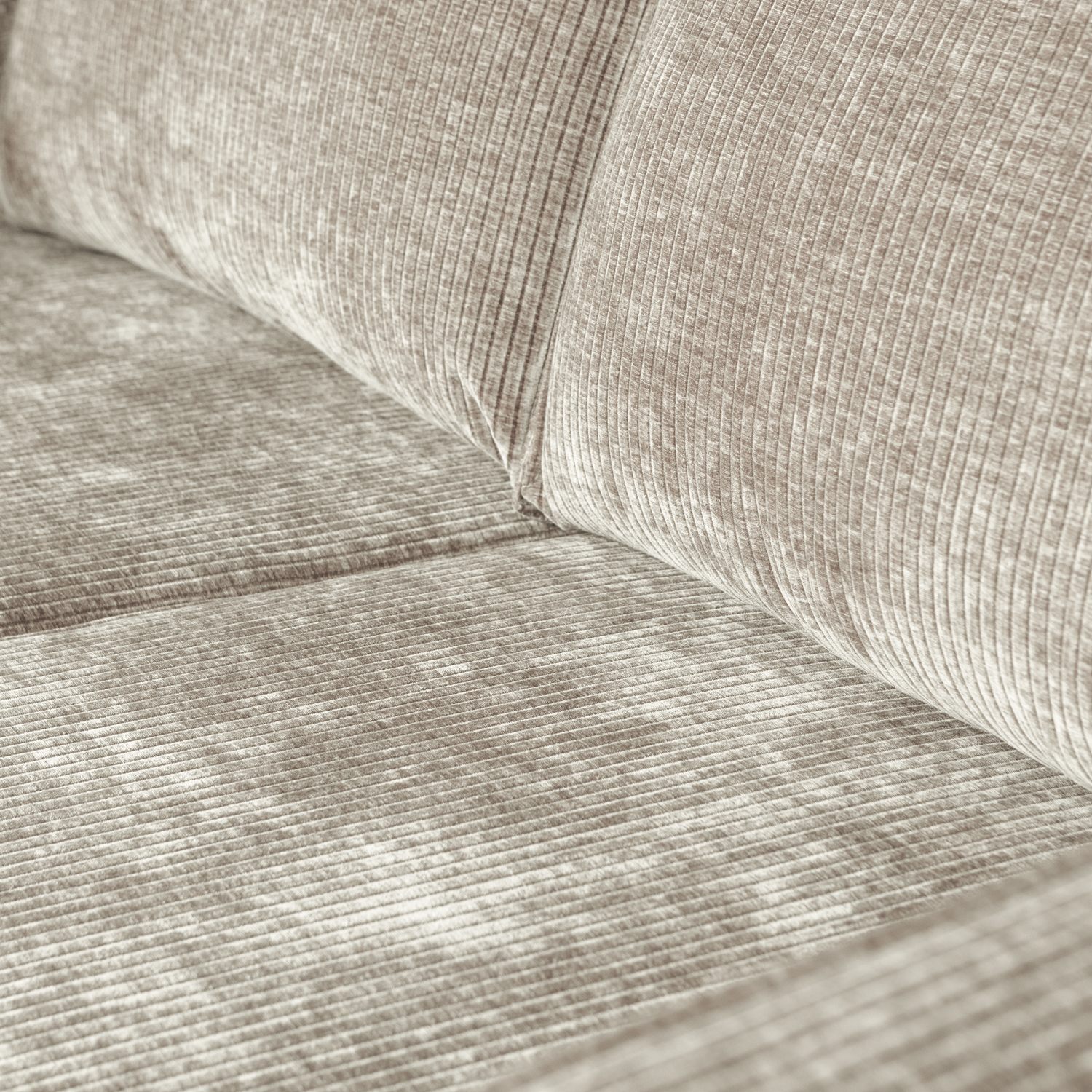 3-Seater Sofa RODEO Sand Corduroy