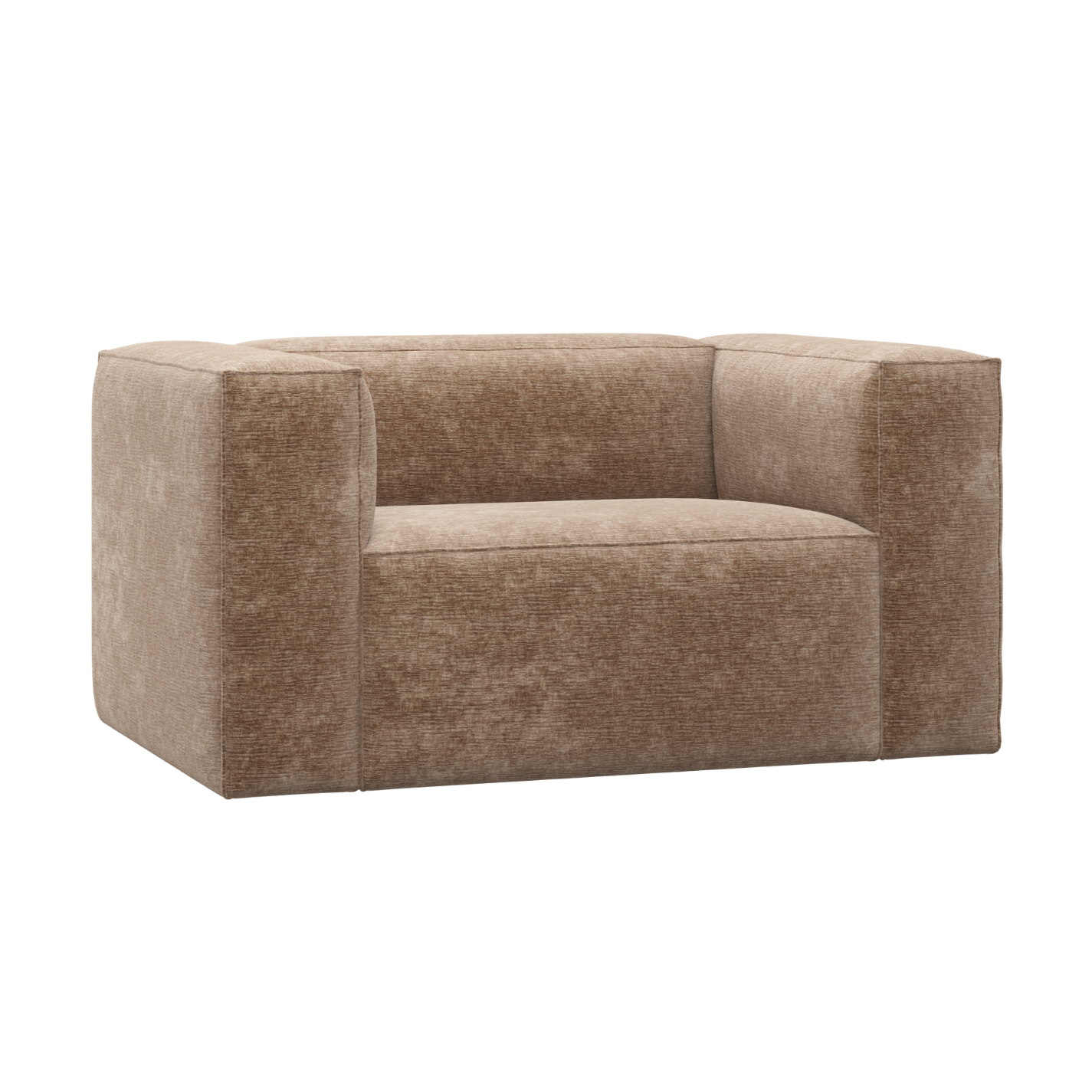 BEAN Armchair in Beige Chenille