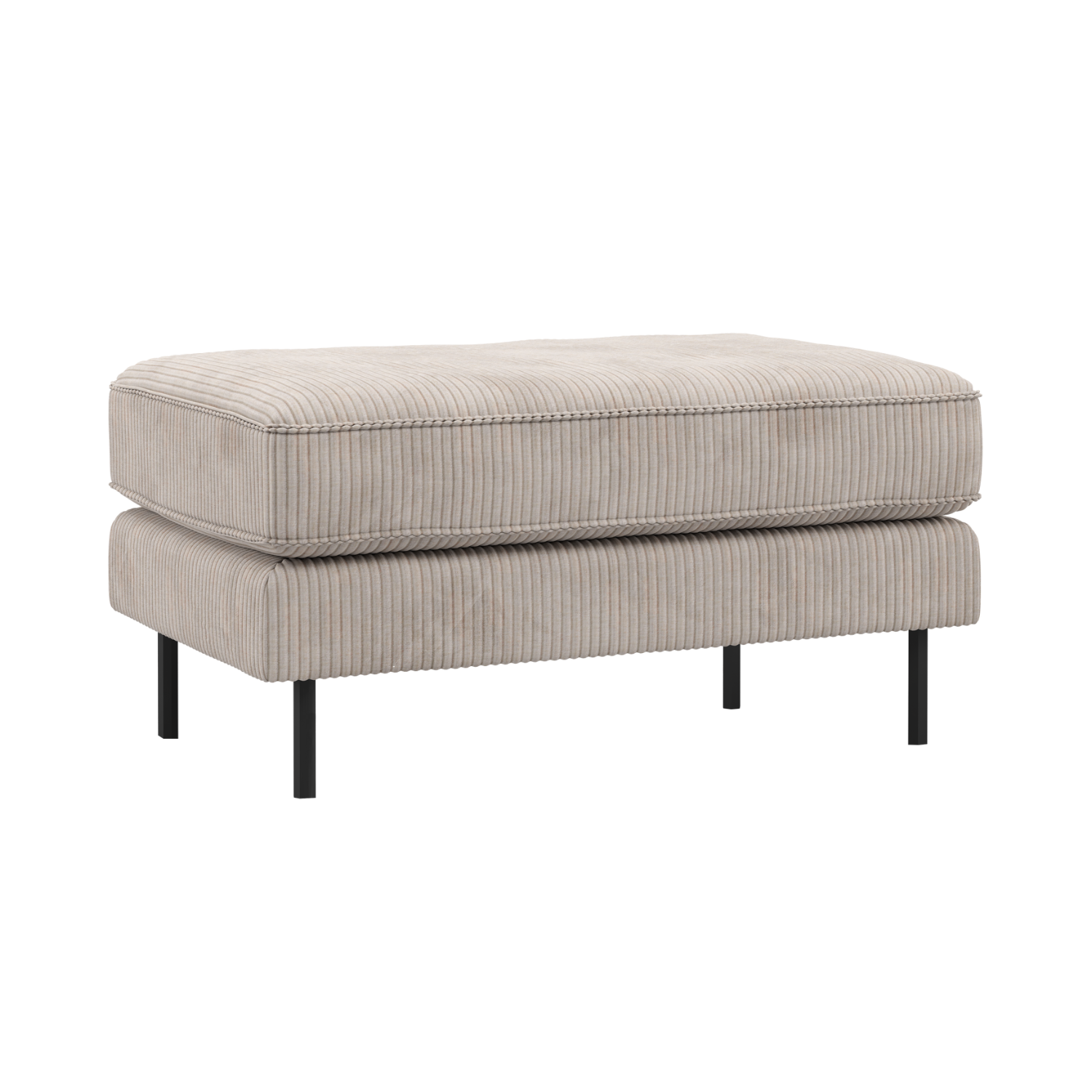 Voetenbank RODEO ecru corduroy