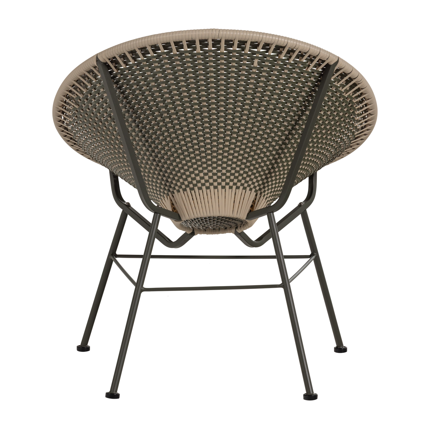 Tuinstoel KAZOUN groen met zwarte basis