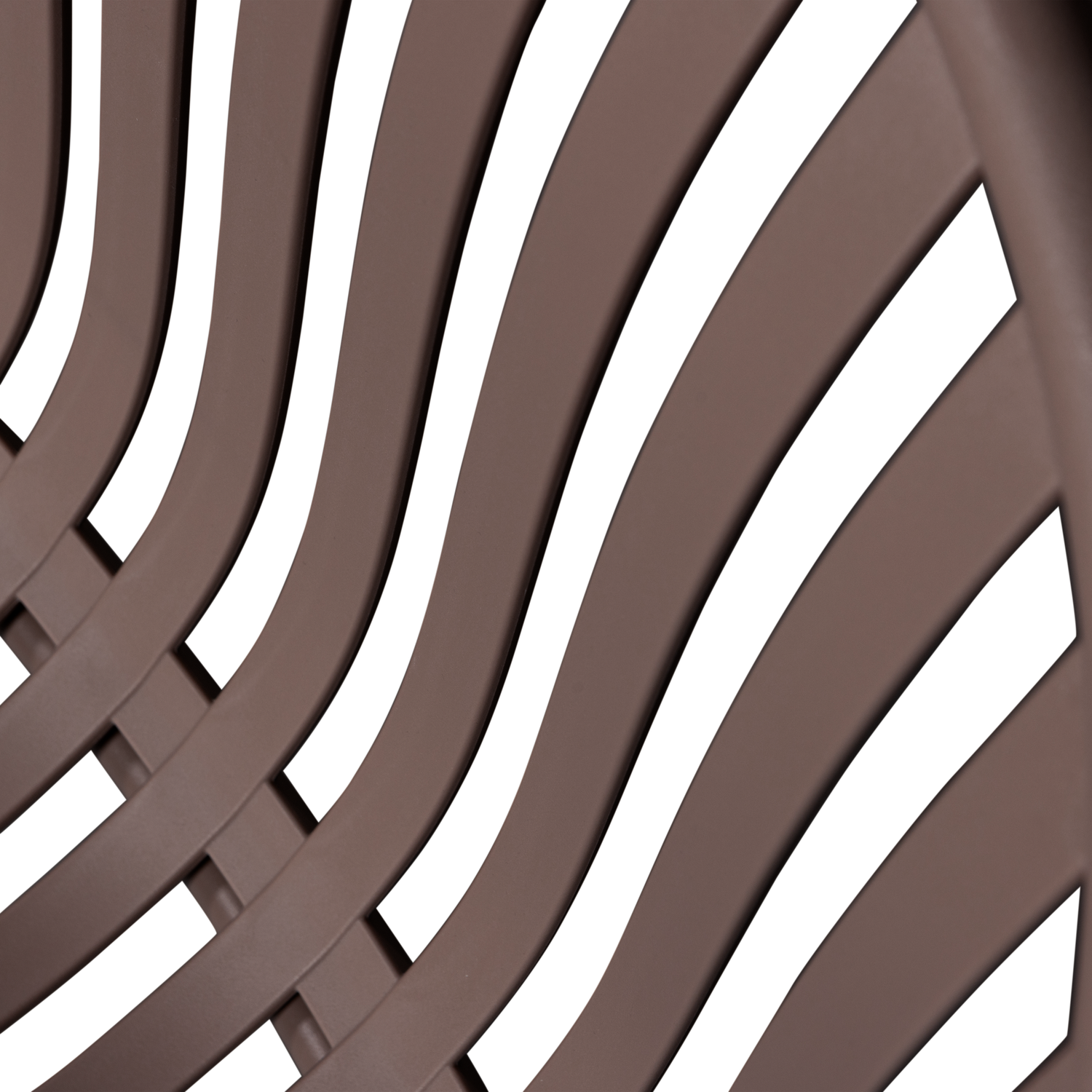 BRUCE Brown Garden Armchair with Footrest