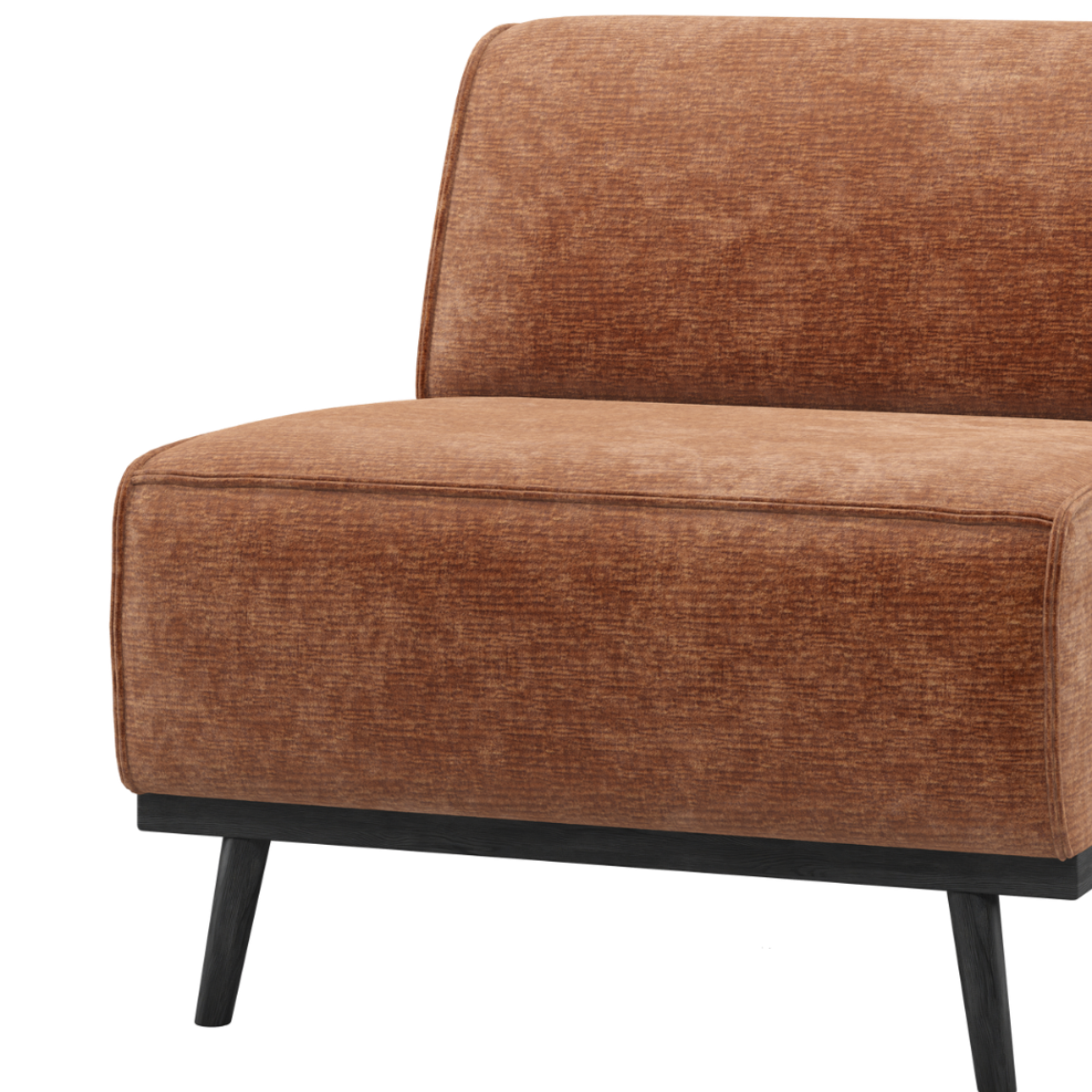 Modulsofa STATEMENT ziegelrot Chenille