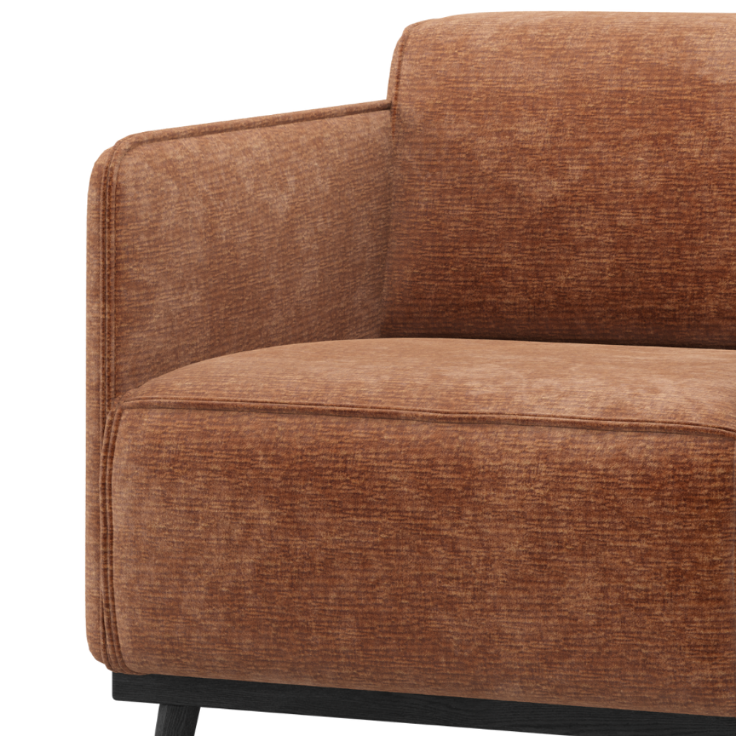 Fauteuil STATEMENT baksteen chenille