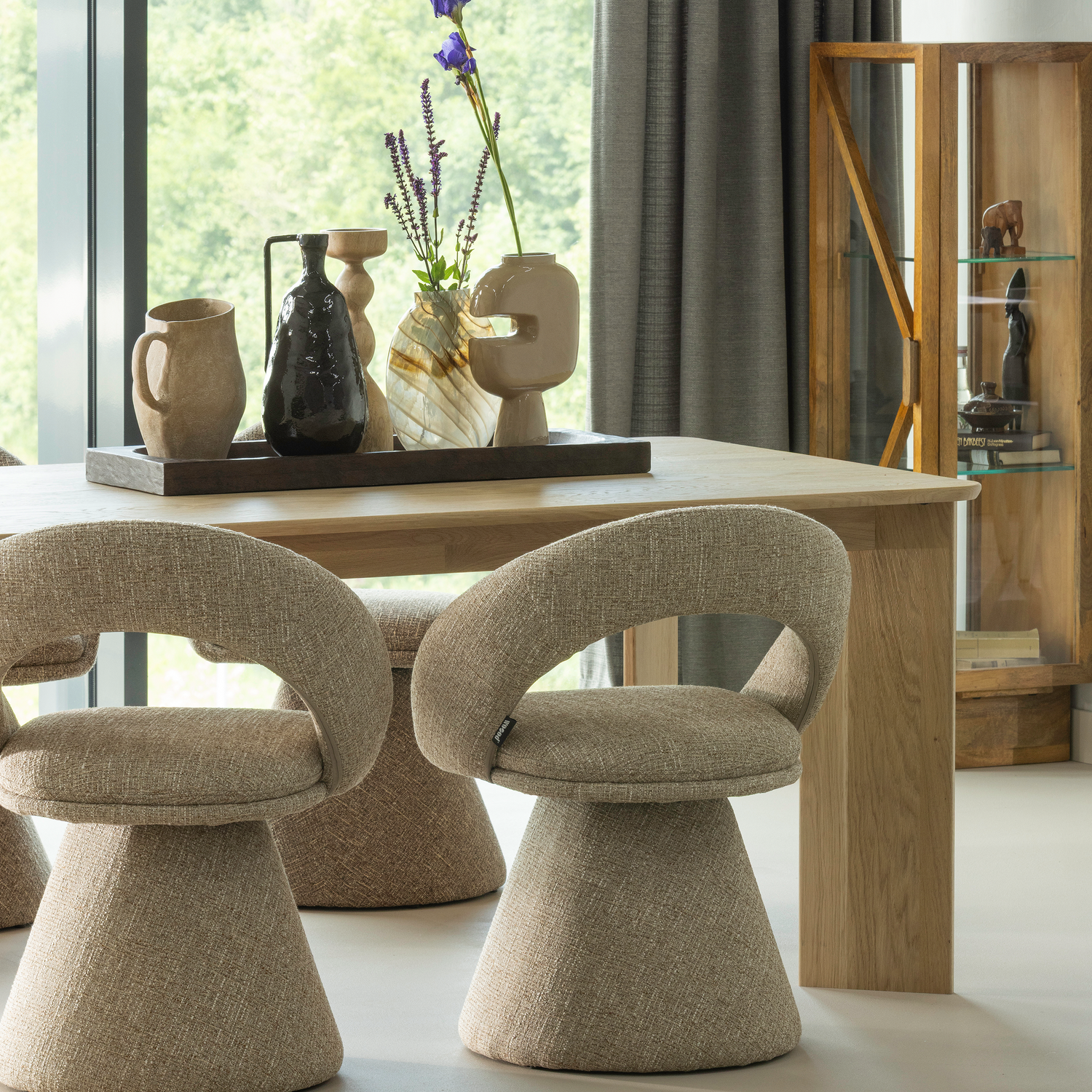 Tisch TABLO ROUNDED Eichenholz