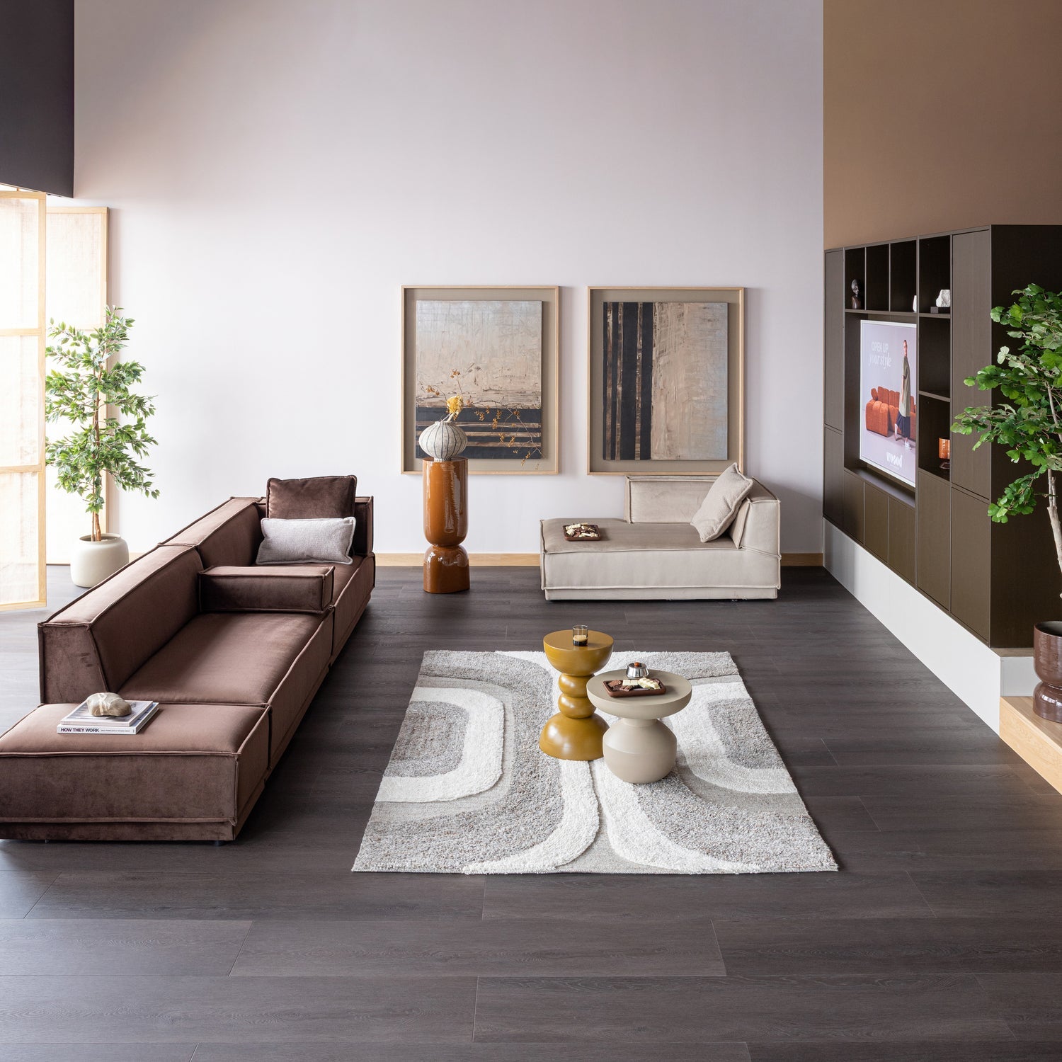 Bijzettafel MIEL honingkleurig