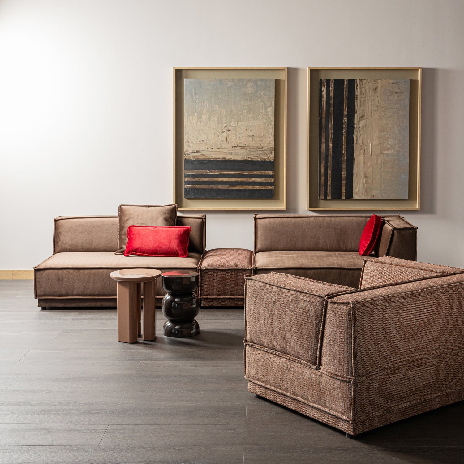 Bijzettafel ORICO vuilroze