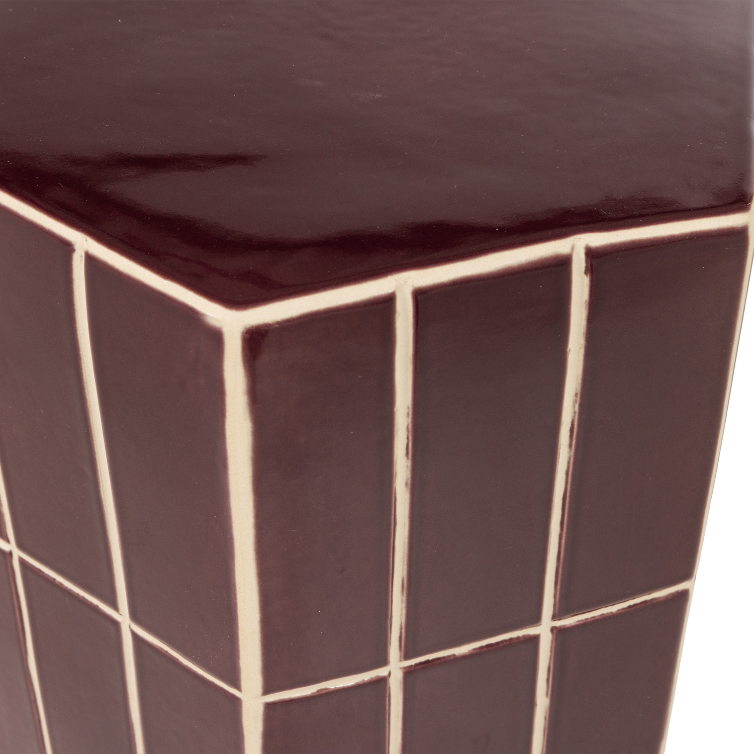 Bijzettafel PLU pruimenkleurig