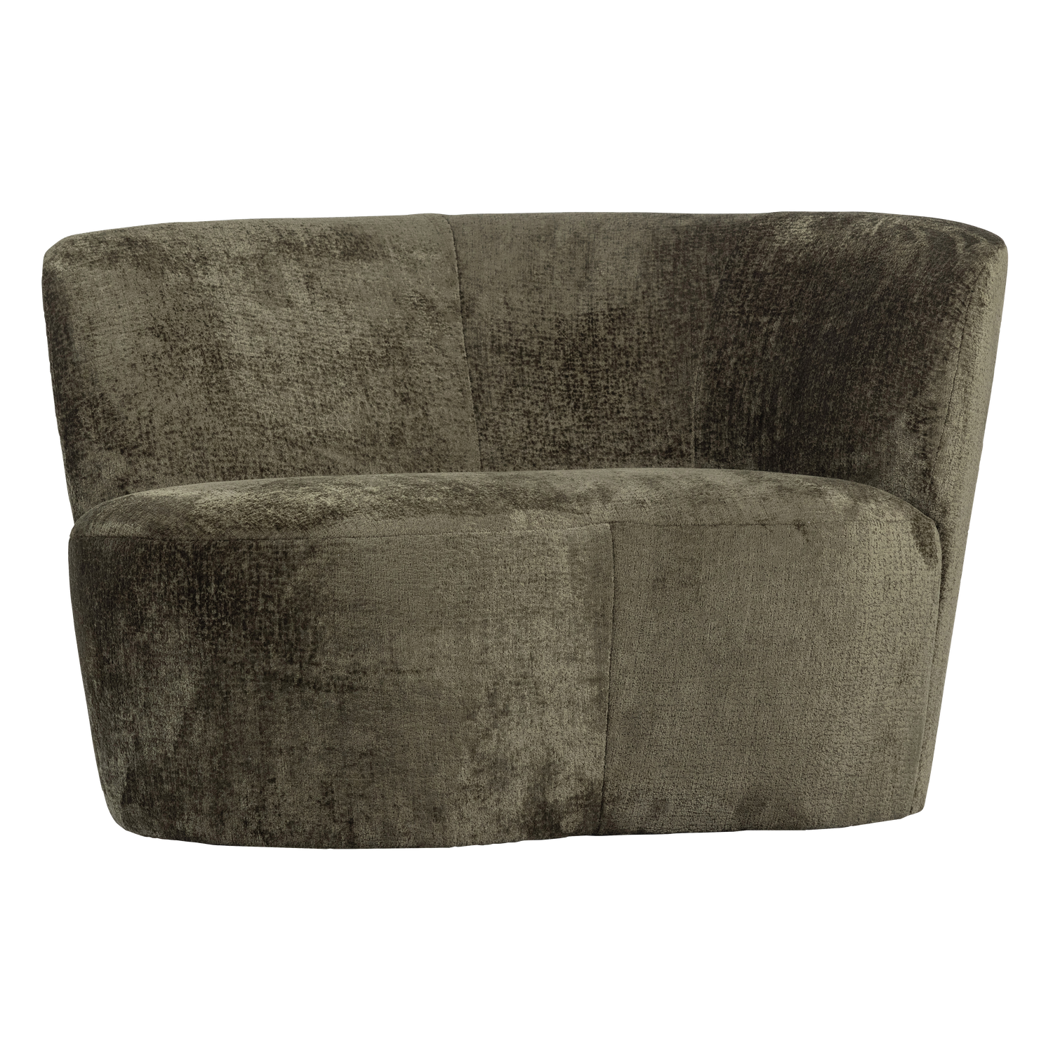 Velvet Right-Arm Sofa STONE Green