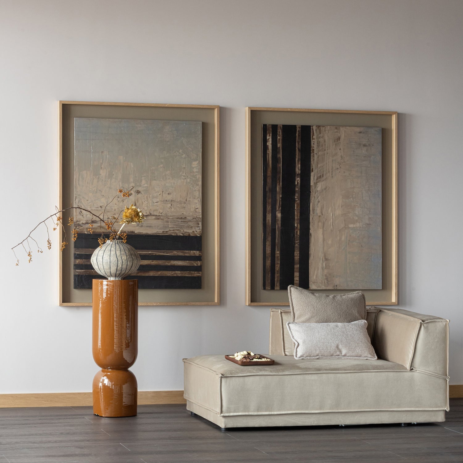 Kwietnik TOVAL honingkleur