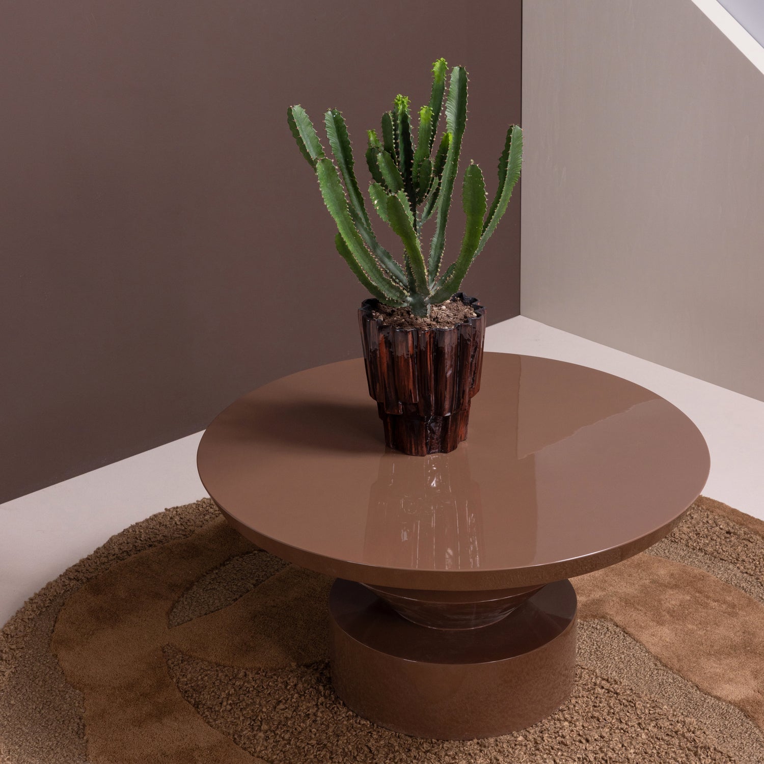 AUREN brown coffee table