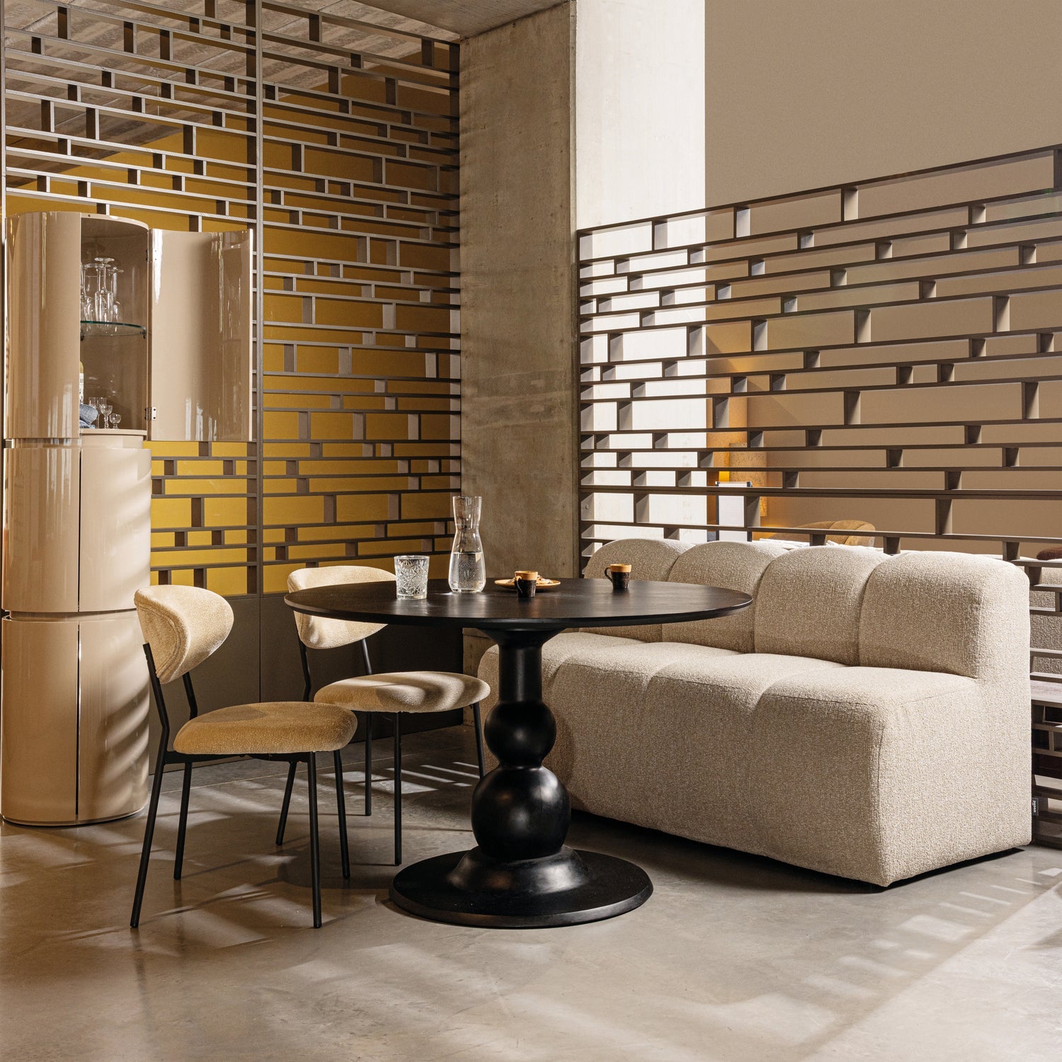 3-Door Cabinet SERA Beige