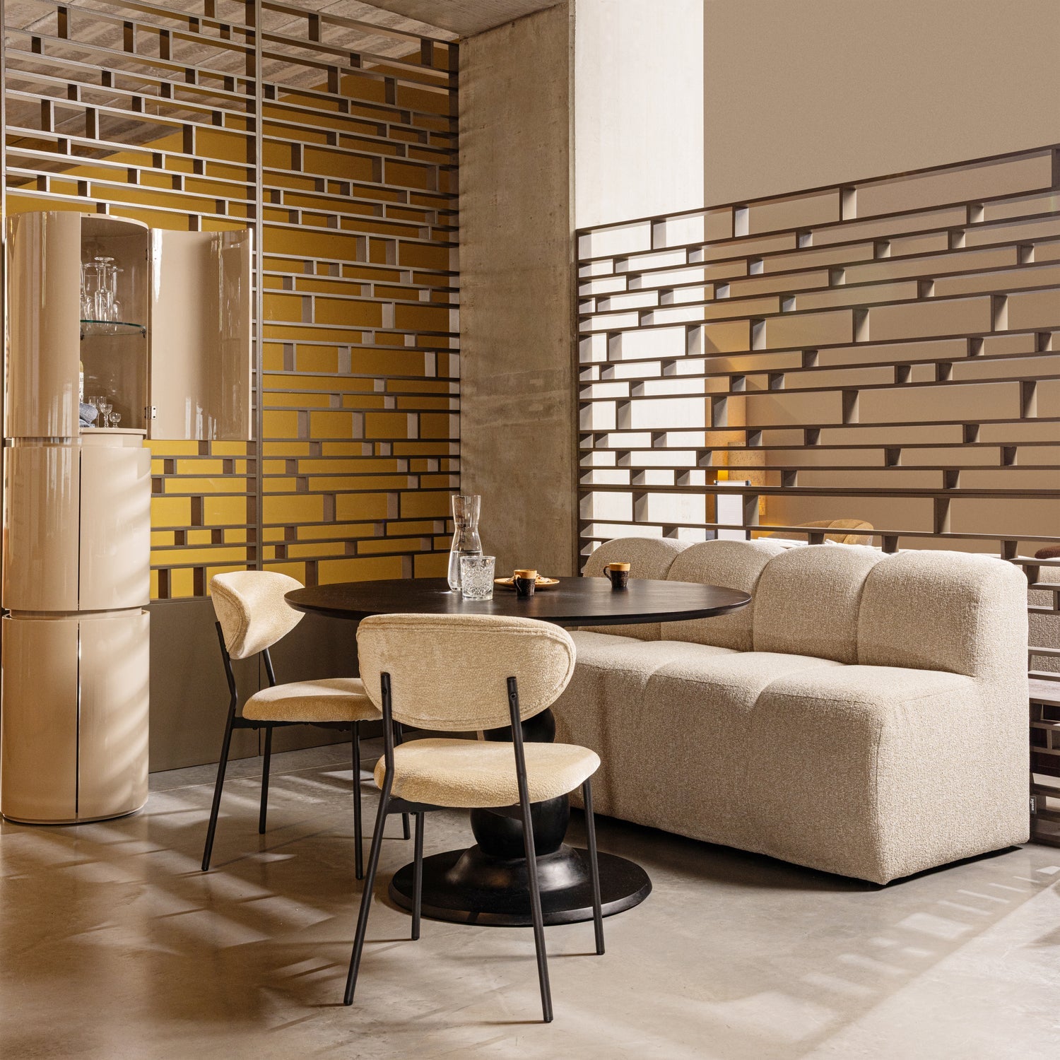 3-Door Cabinet SERA Beige