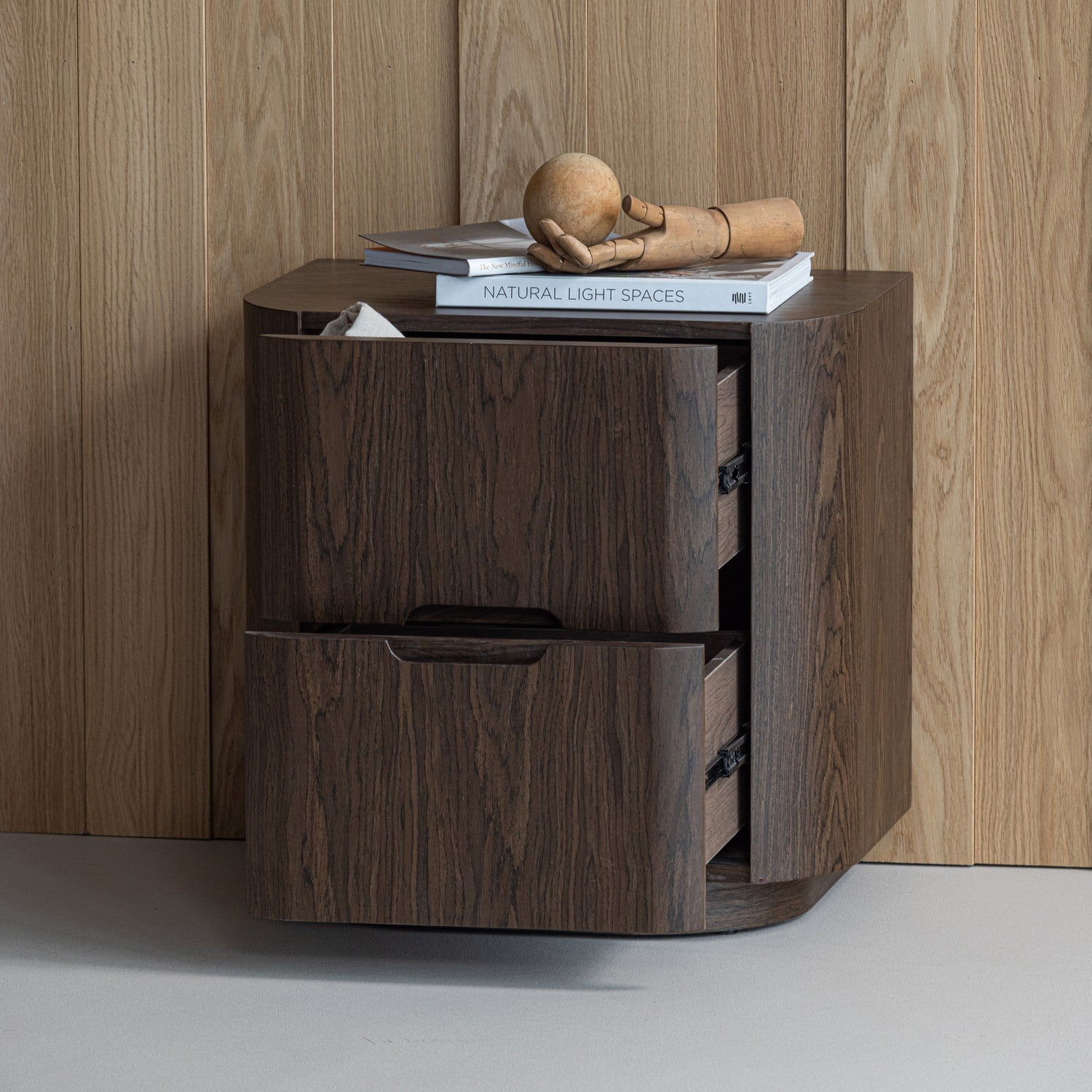 ARVI Nightstand Brown
