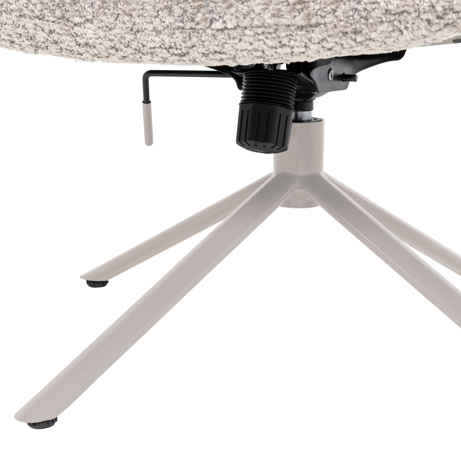 SOREN Gray Swivel Armchair