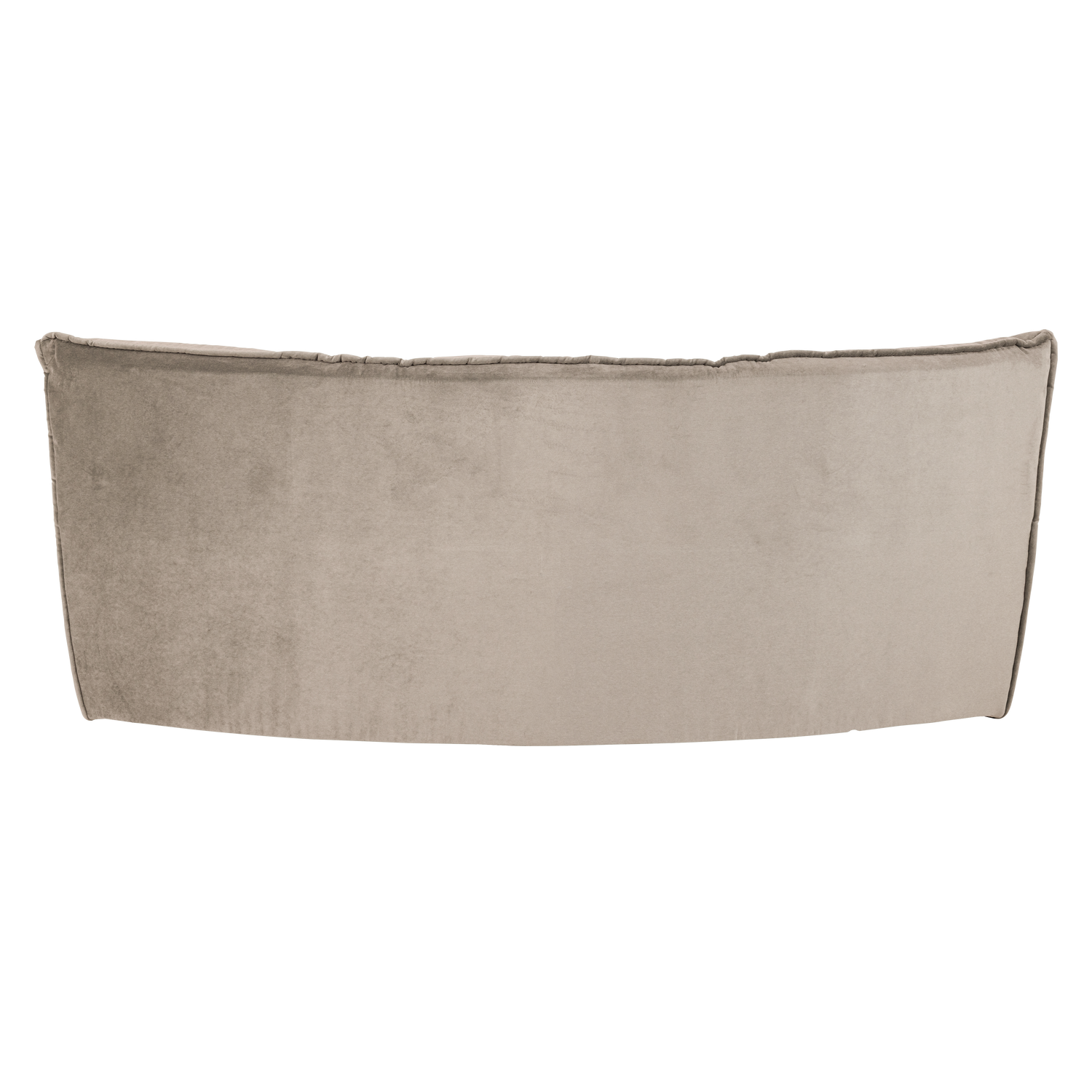 Sofa van fluweel CLUSTER - hoekmodule beige