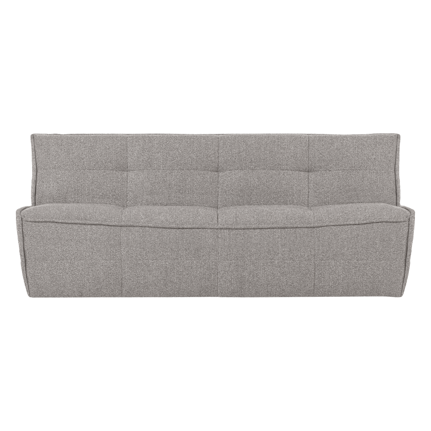CLUSTER Sofa - 3-Seater Gray Bouclé
