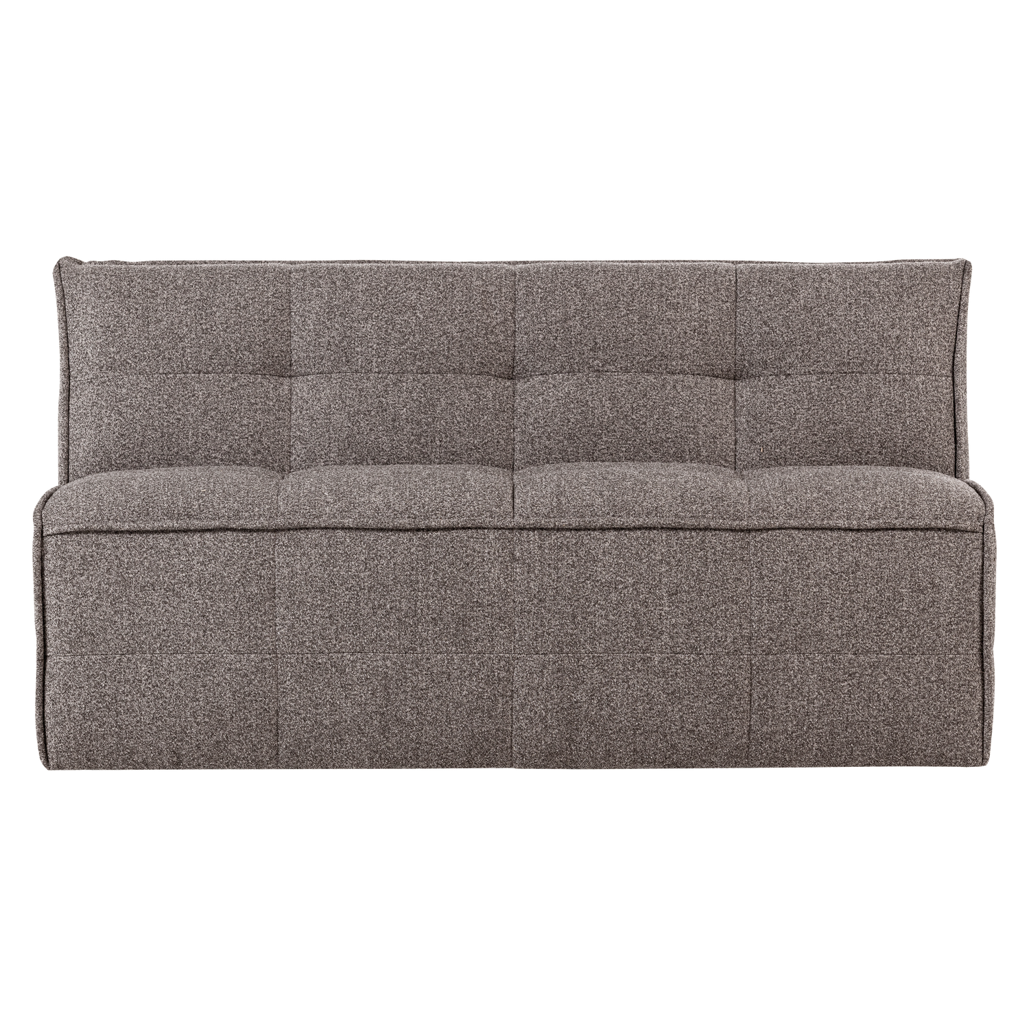 Kanapa CLUSTER BENCH - moduł 3-osobowy szarobrązowy bouclé – Woood