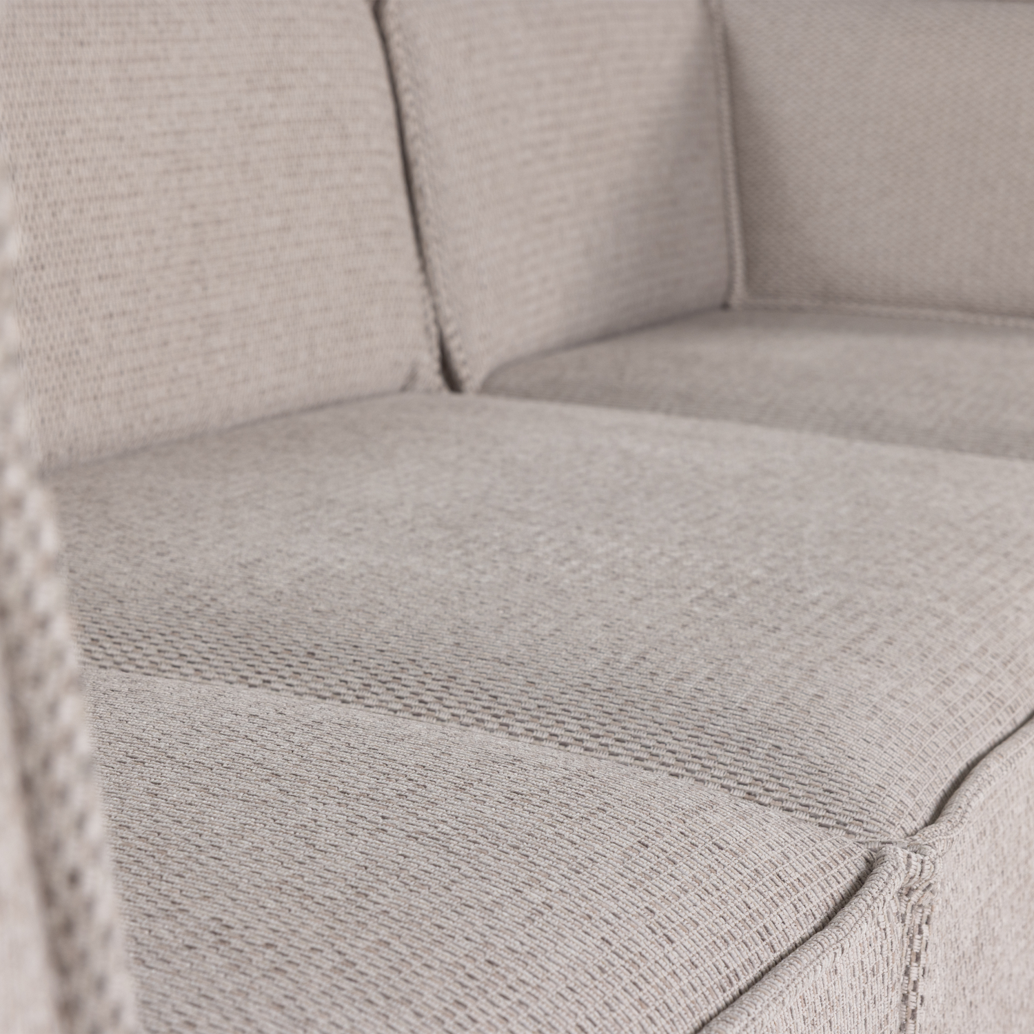 Narożnik prawostronny MANU beżowy szenil – sofa narożna