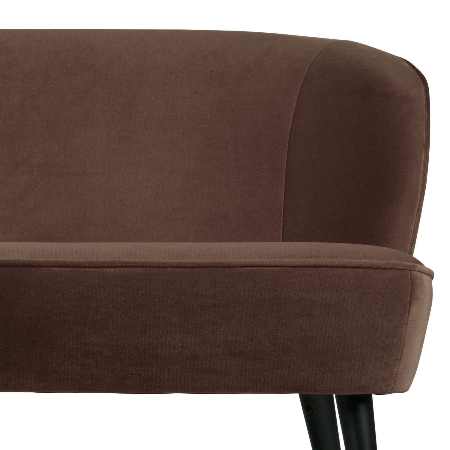 Velvet Sofa SARA Chocolate