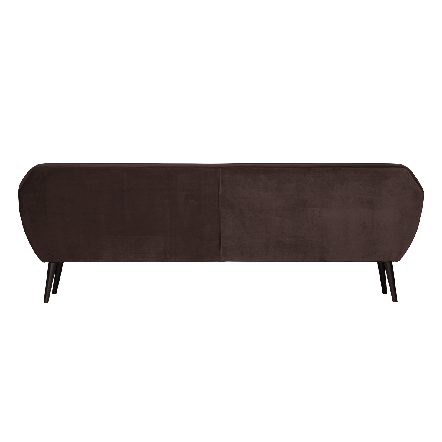 Chocolate 4-Seater Velvet Sofa ROCCO