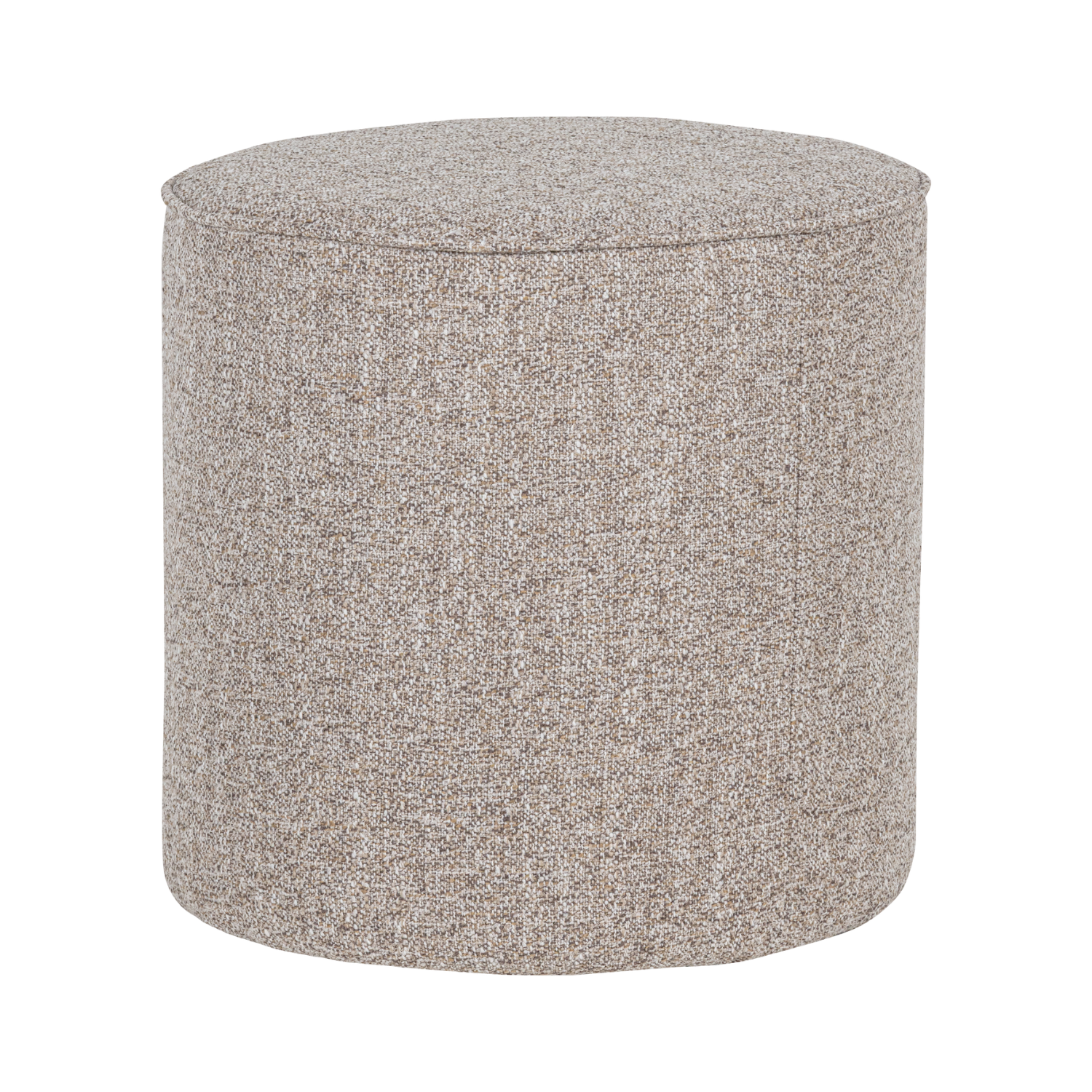 SARA Pouf in Gray-Beige Mélange