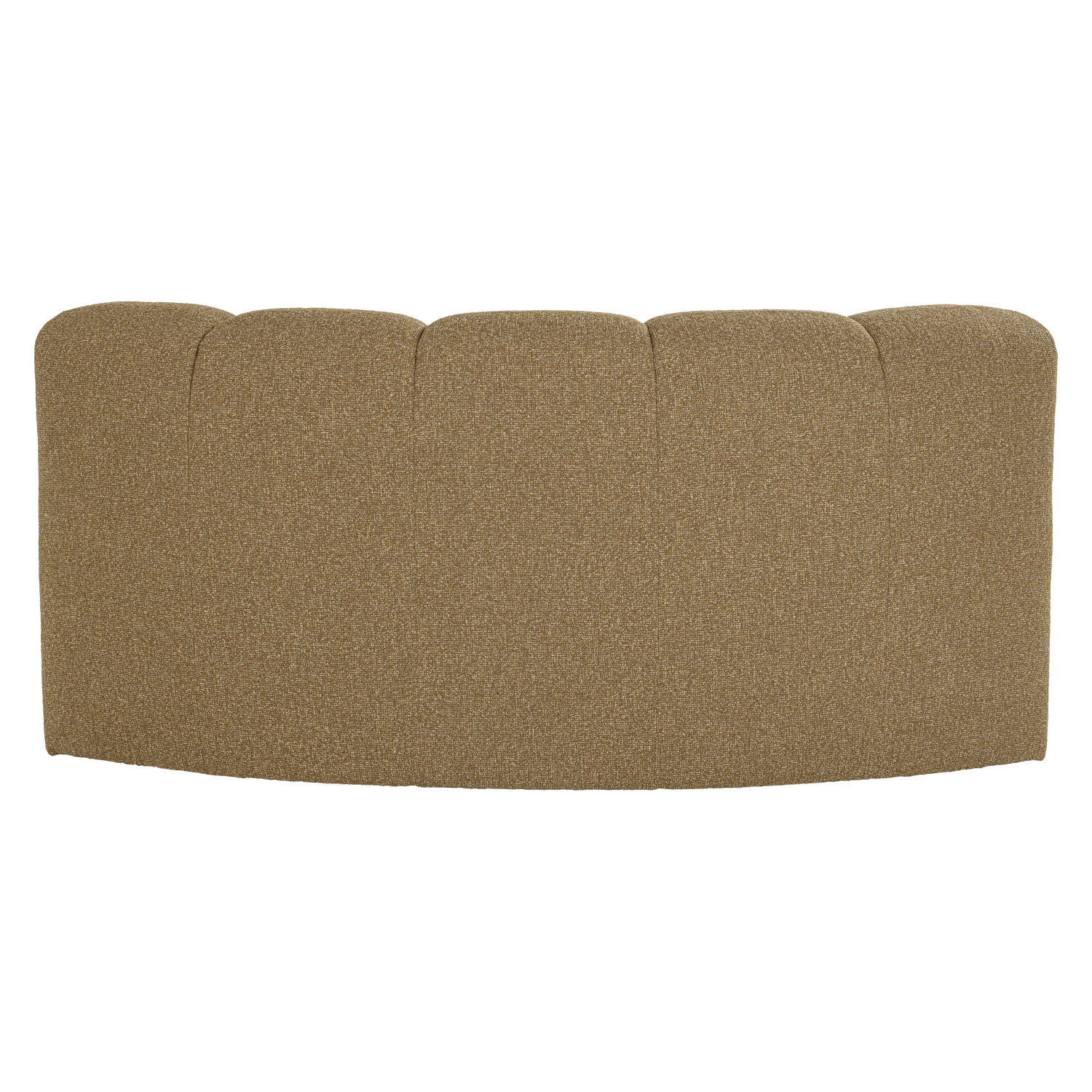 MOJO Modular Sofa - Honey Bouclé Curved Corner Element