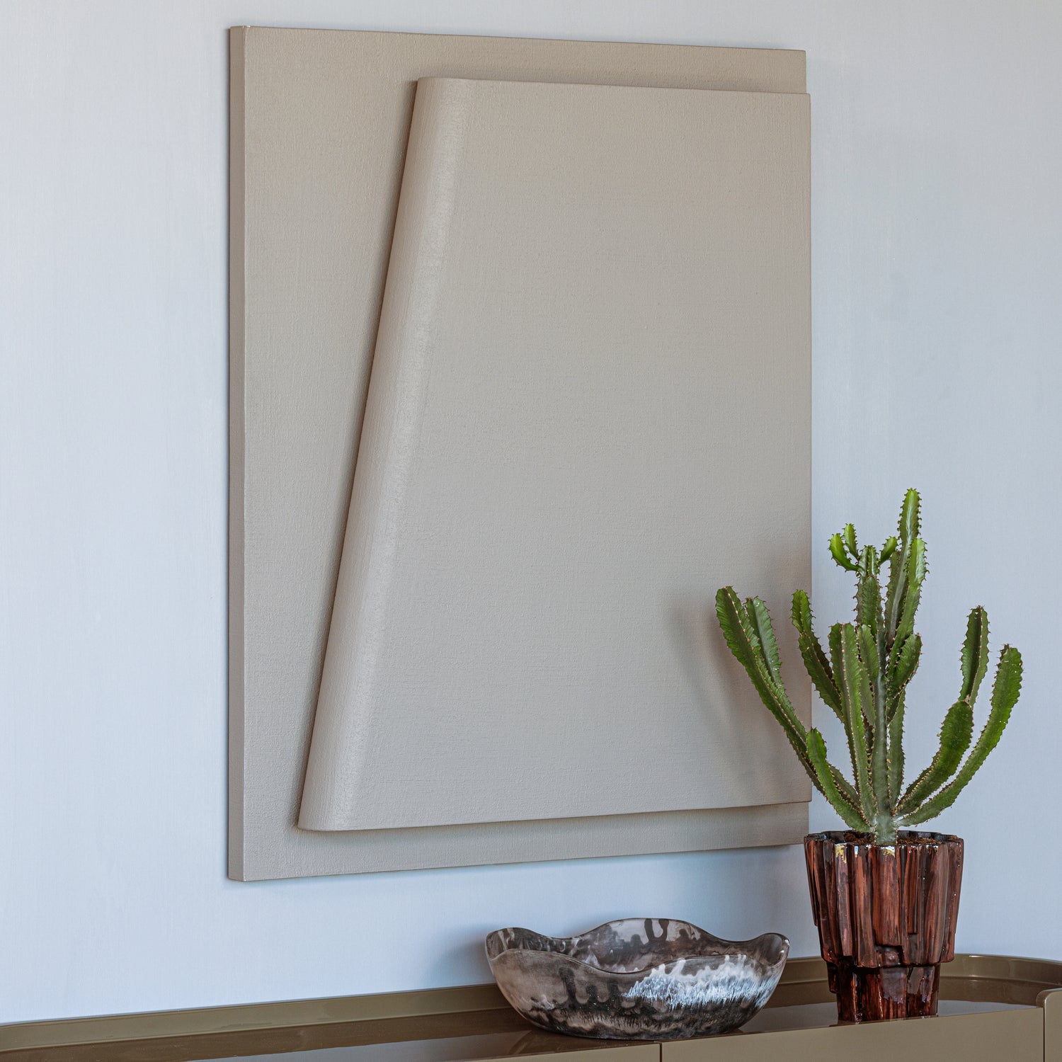Wanddecoratie NUMA grijs
