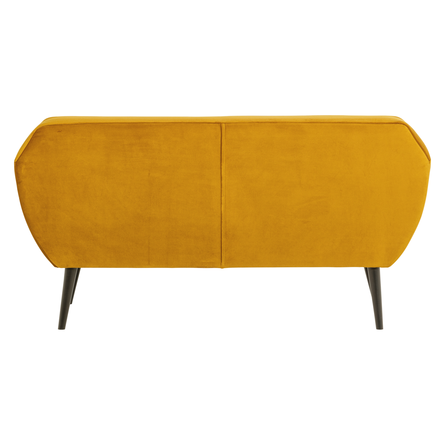 Mustard Velvet 2-Seater Sofa ROCCO