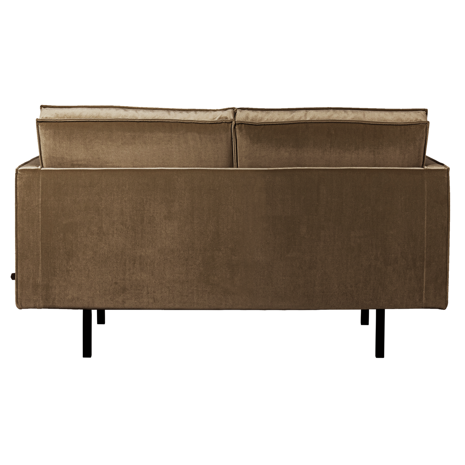 Taupe Velvet 2-Seater Sofa RODEO