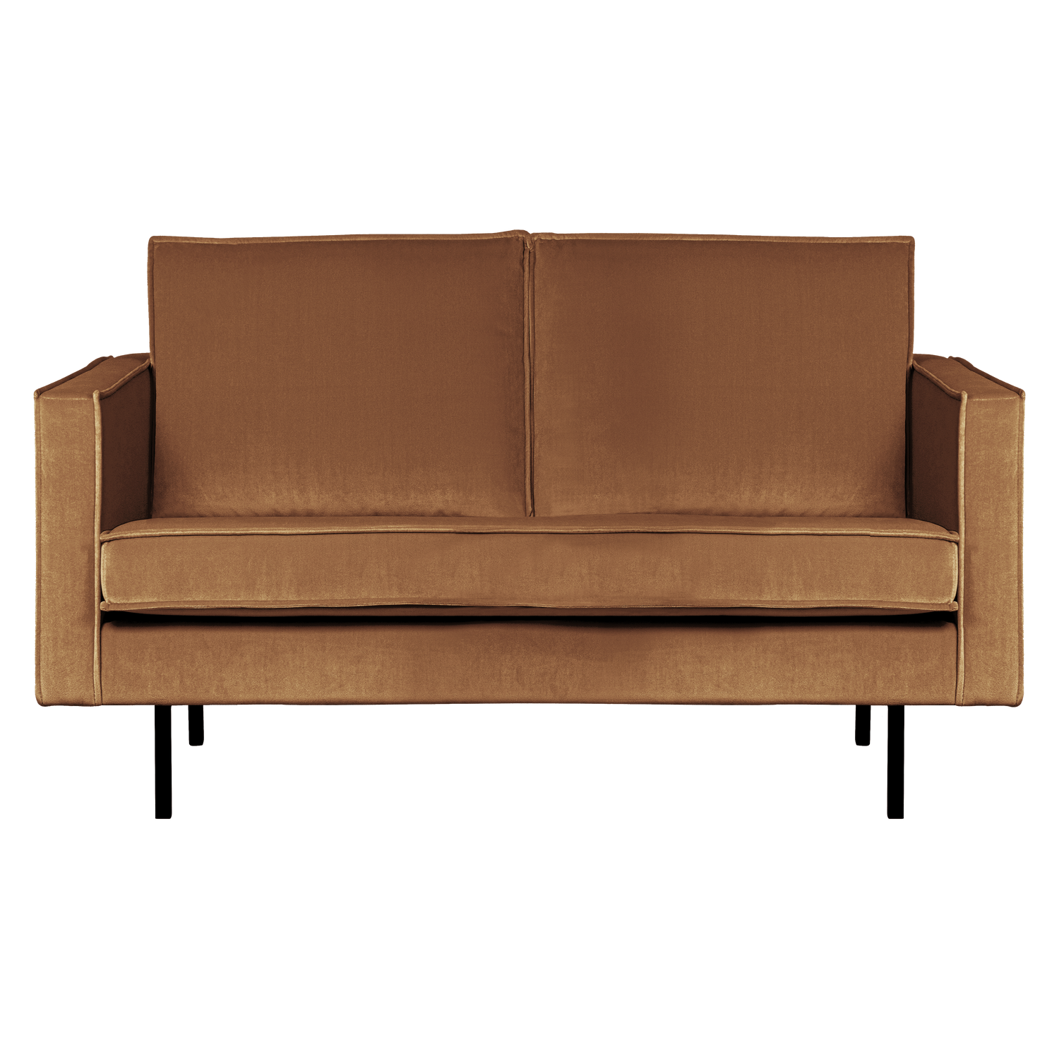 Velvet 2-Seater Sofa RODEO Honey