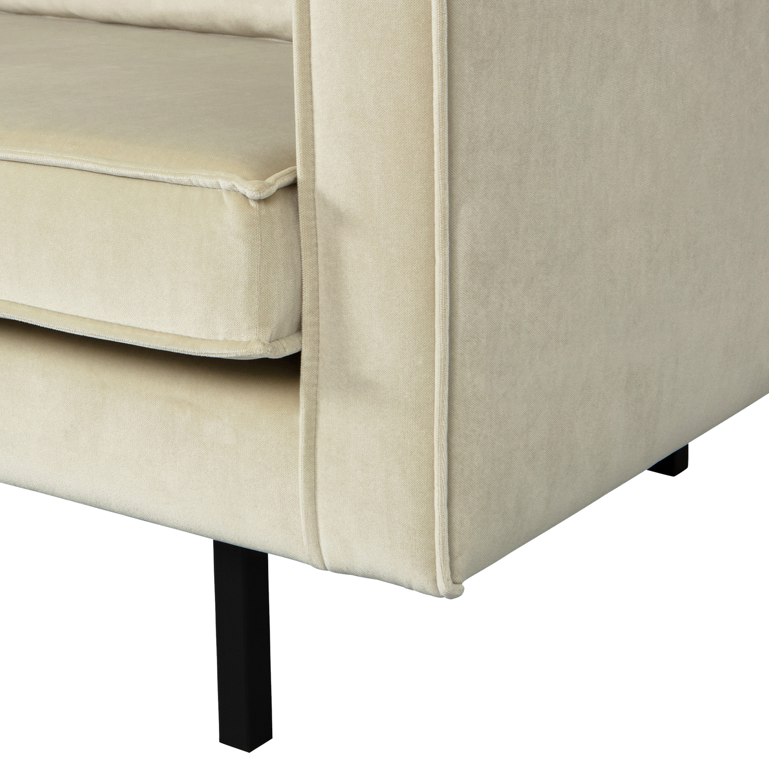Sofa van fluweel 2-zits RODEO pistache