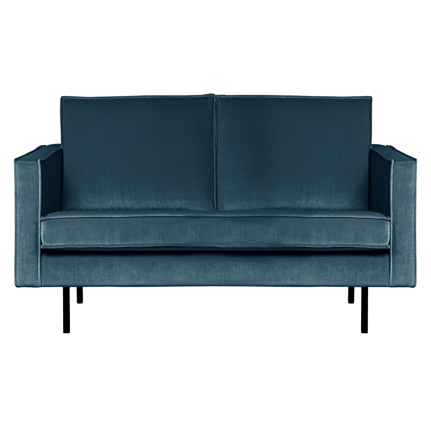 Velvet 2-Seater Sofa RODEO Blue