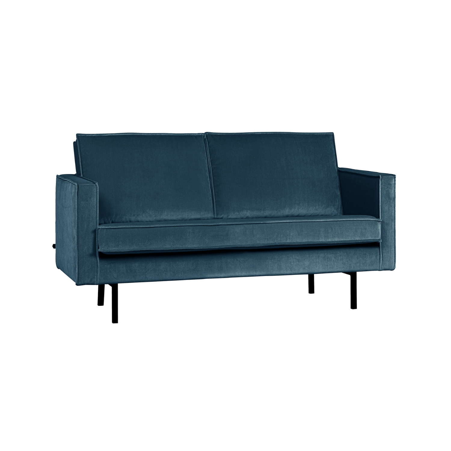 Velvet 2-Seater Sofa RODEO Blue