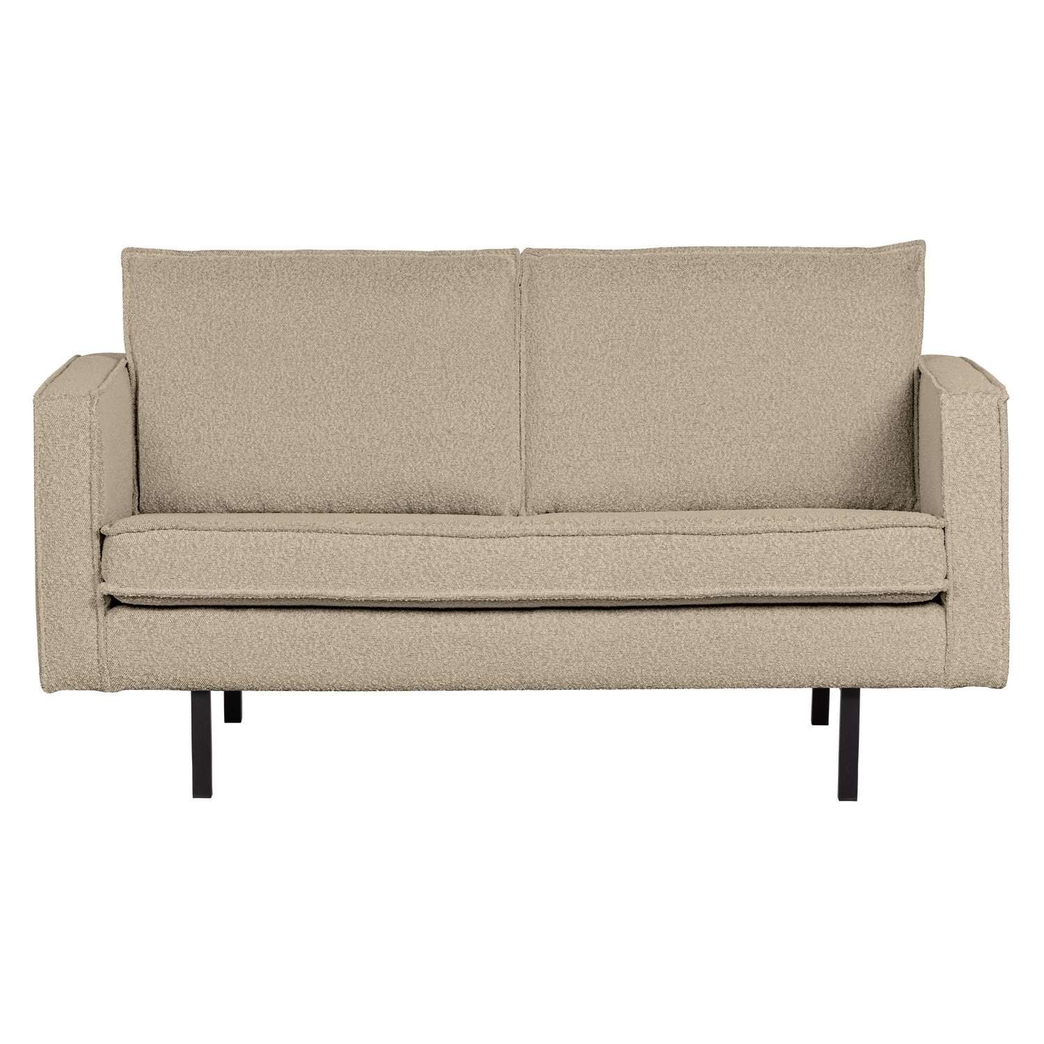 Sofa 2-osobowa RODEO beżowy bouclé – Woood