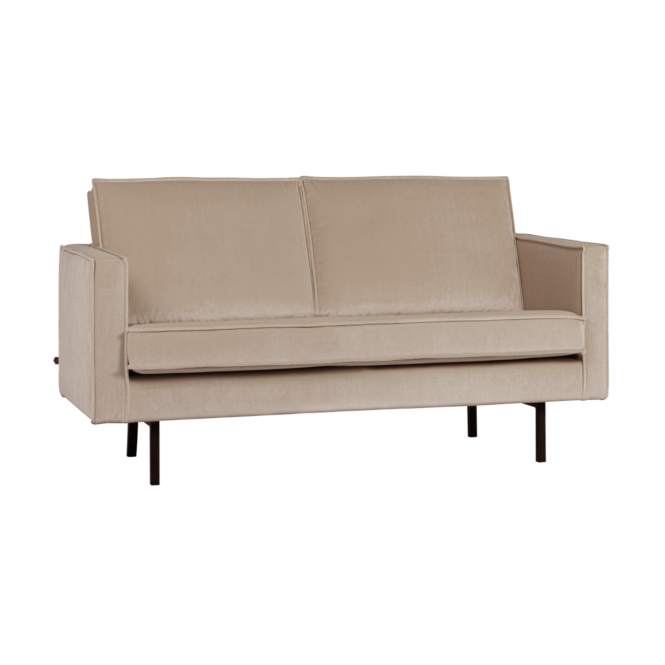 Sofa aus Samt 2-sitzig RODEO khaki